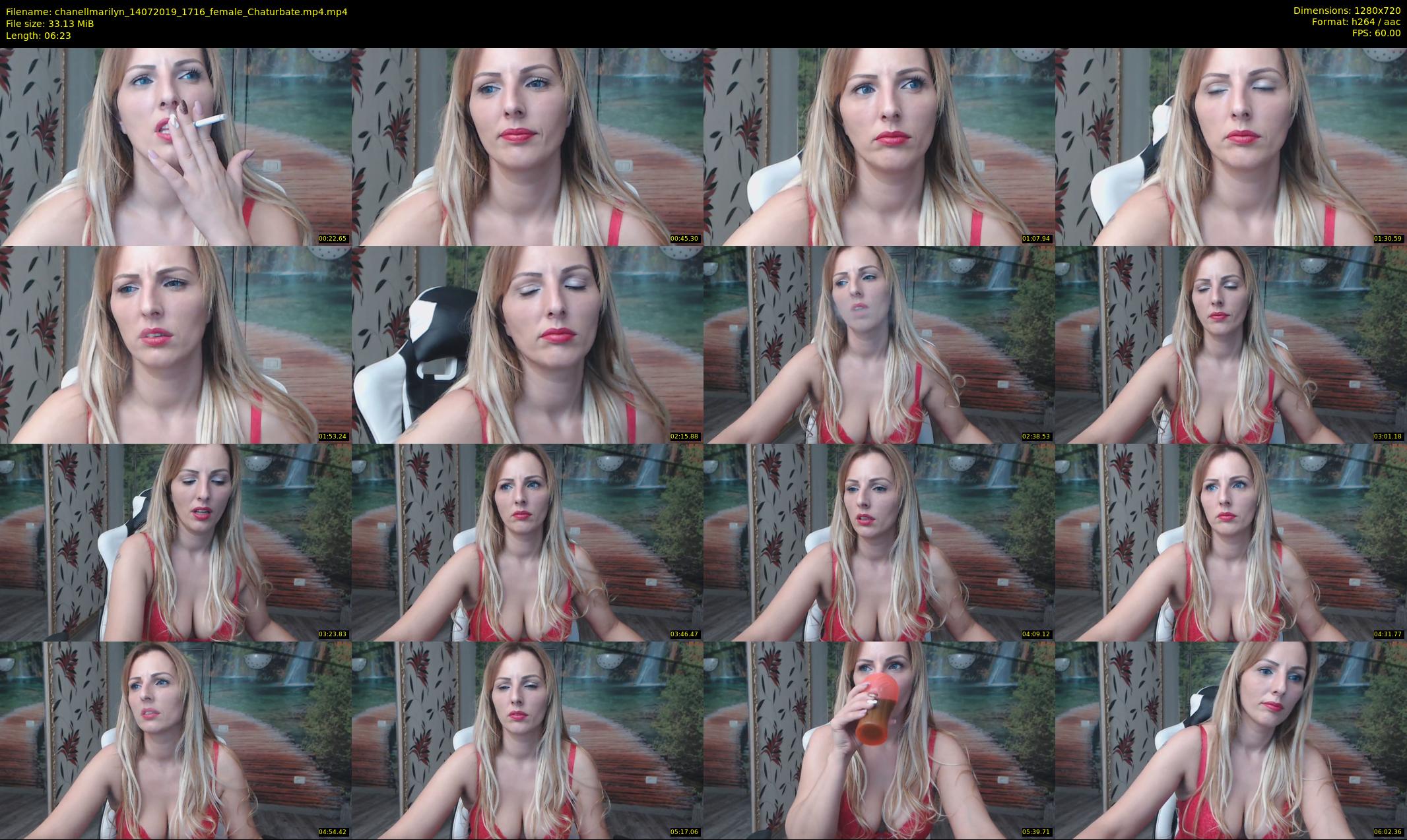 chanellmarilyn — 7 minute Chaturbate female cam show recording, 720p, Jul 14, 2019