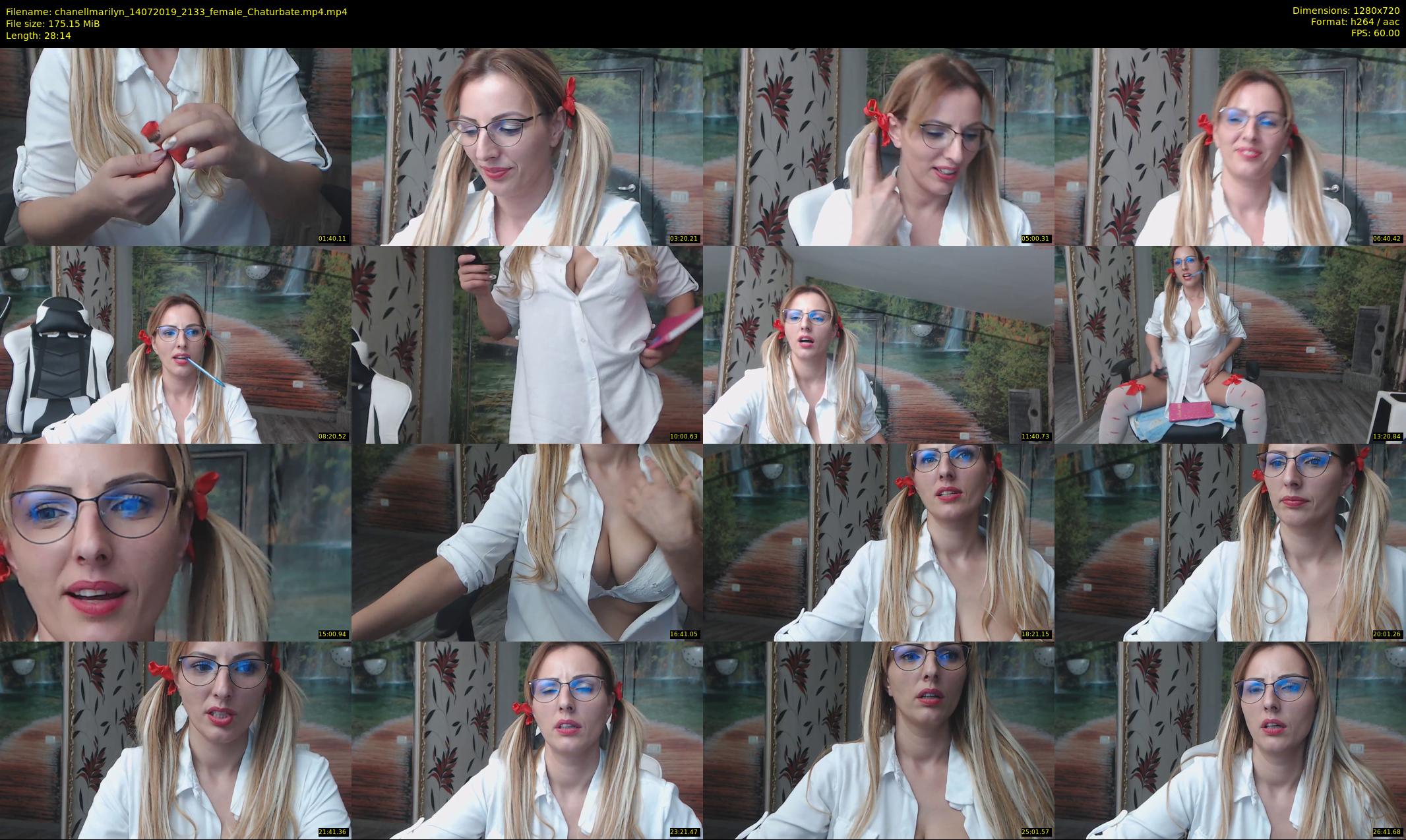 chanellmarilyn — 29 minute Chaturbate female cam show recording, 720p, Jul 14, 2019