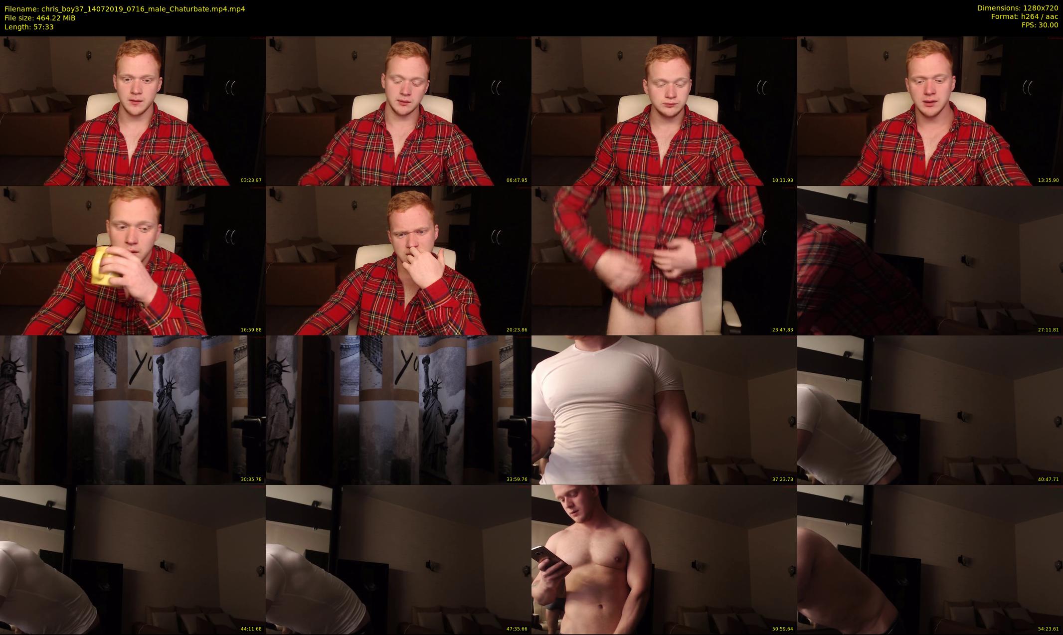 chris_boy37 — 58 minute Chaturbate male cam show recording, 720p, Jul 14, 2019