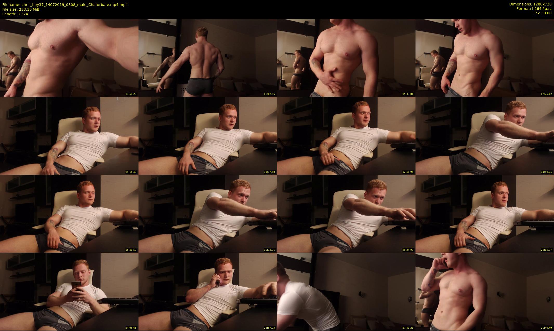 chris_boy37 — 32 minute Chaturbate male cam show recording, 720p, Jul 14, 2019