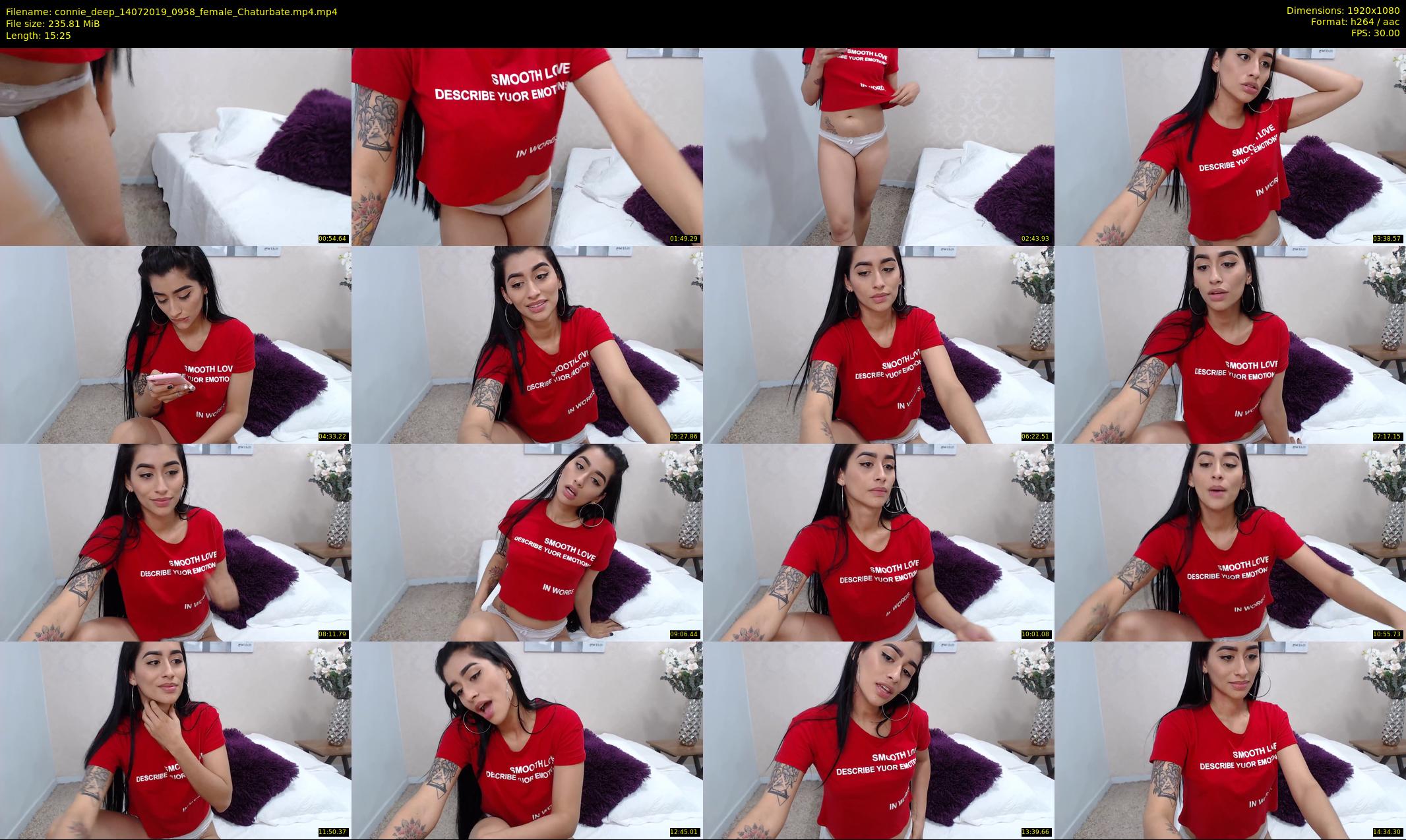 connie_deep — 16 minute Chaturbate female cam show recording, 1080p, Jul 14, 2019