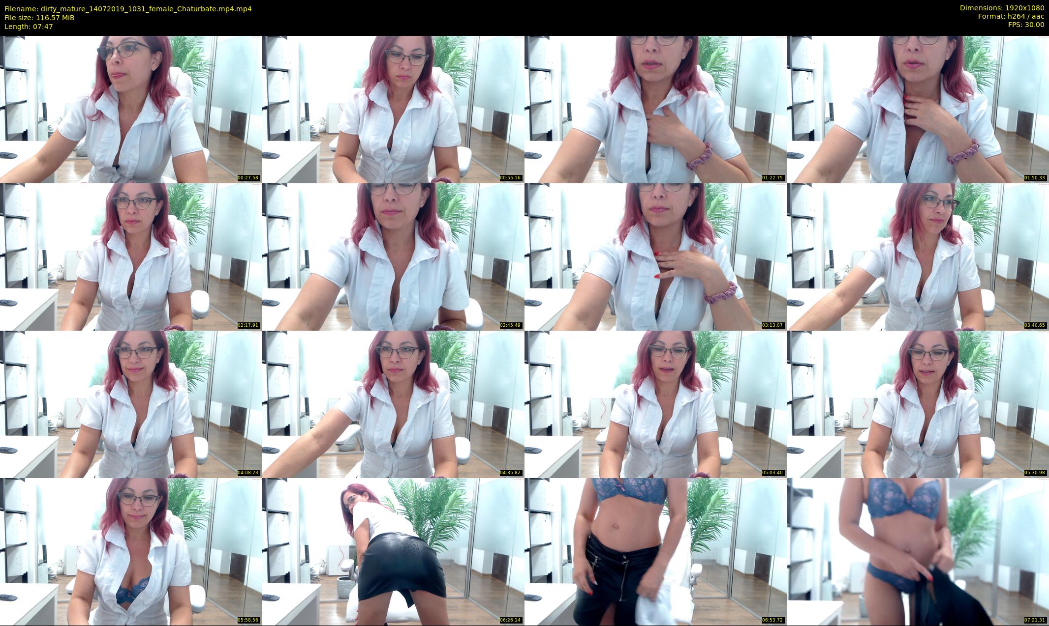 dirty_mature — 8 minute Chaturbate female cam show recording, 1080p, Jul 14, 2019