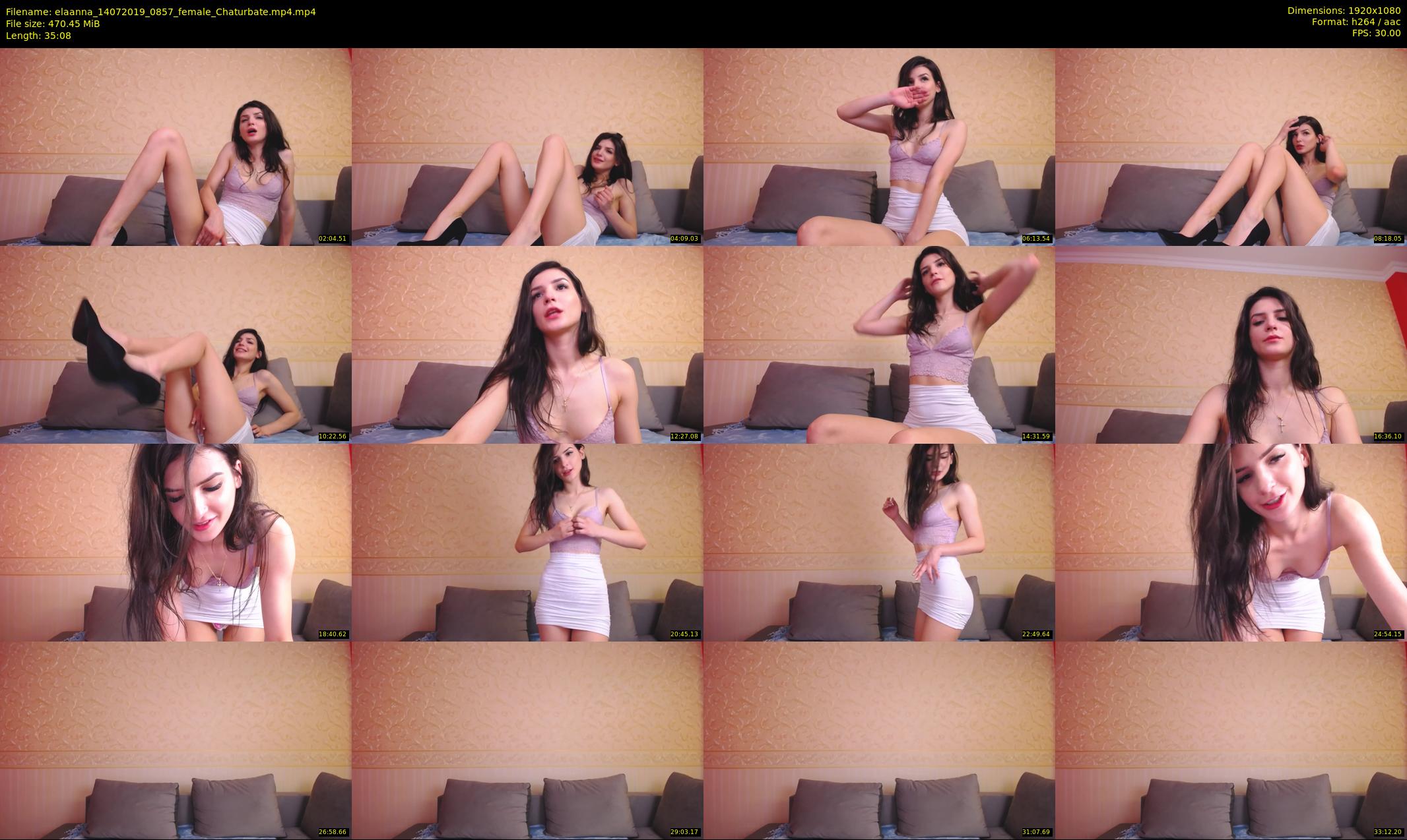 elaanna — 36 minute Chaturbate female cam show recording, 1080p, Jul 14, 2019