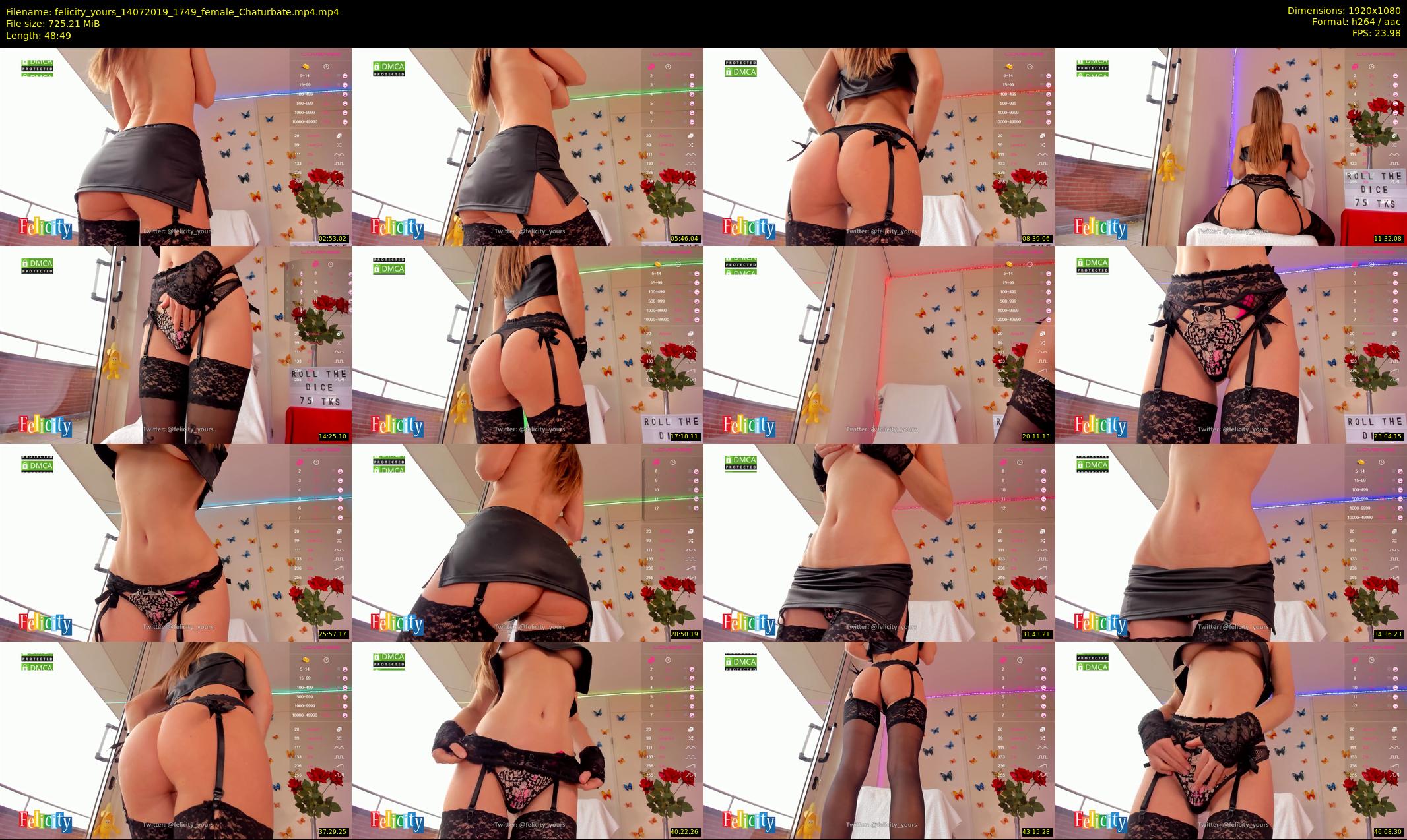 felicity_yours — 49 minute Chaturbate female cam show recording, 1080p, Jul 14, 2019