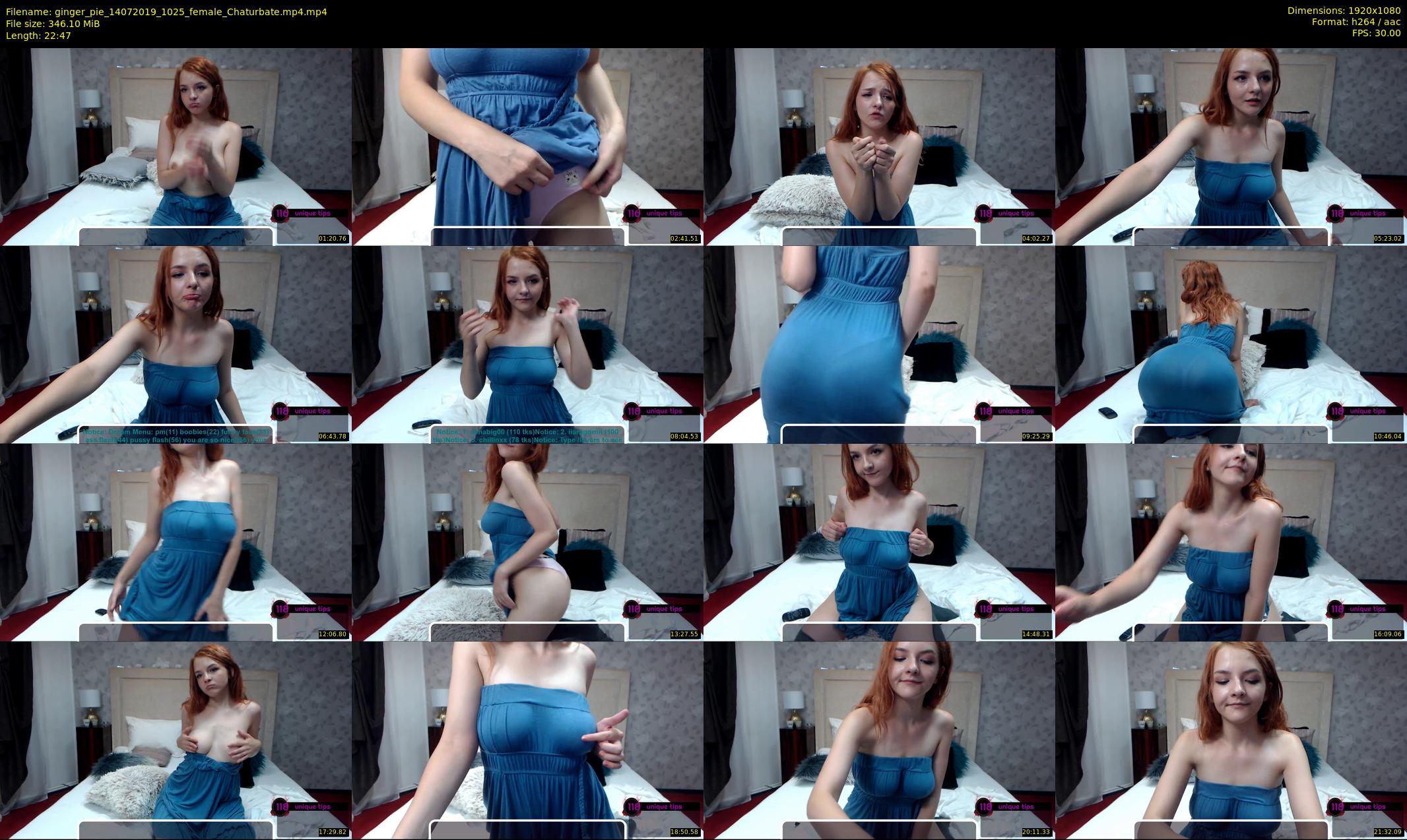 ginger_pie — 23 minute Chaturbate female cam show recording, 1080p, Jul 14, 2019
