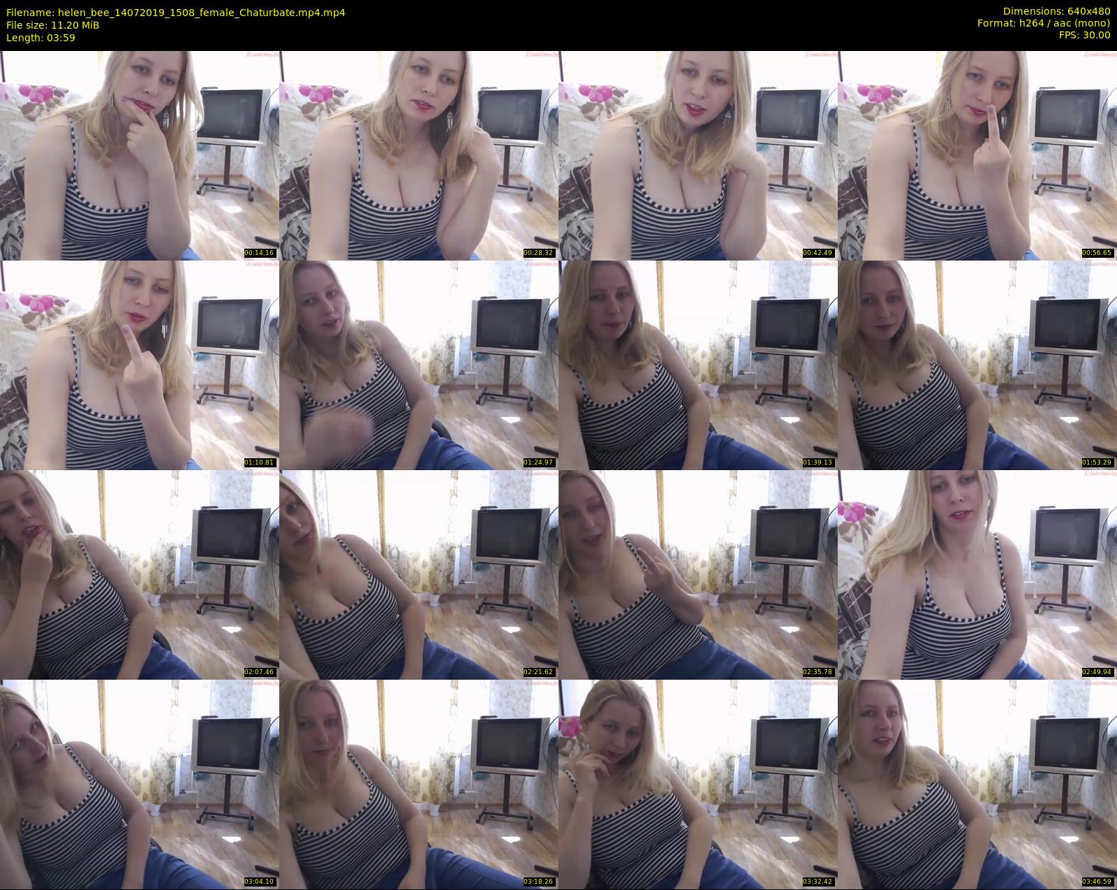 helen_bee — 4 minute Chaturbate female cam show recording, 480p, Jul 14, 2019