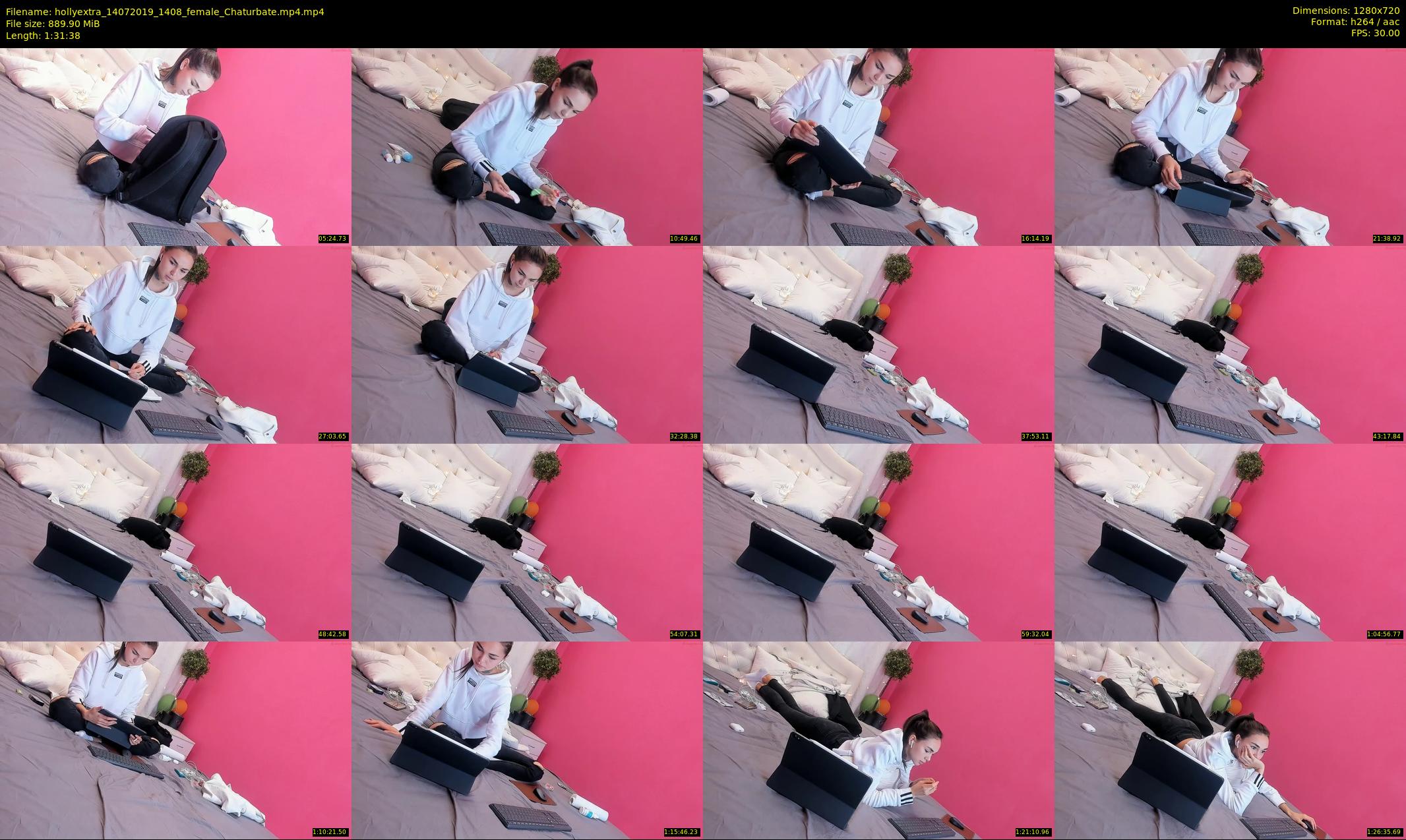 hollyextra — 92 minute Chaturbate female cam show recording, 720p, Jul 14, 2019