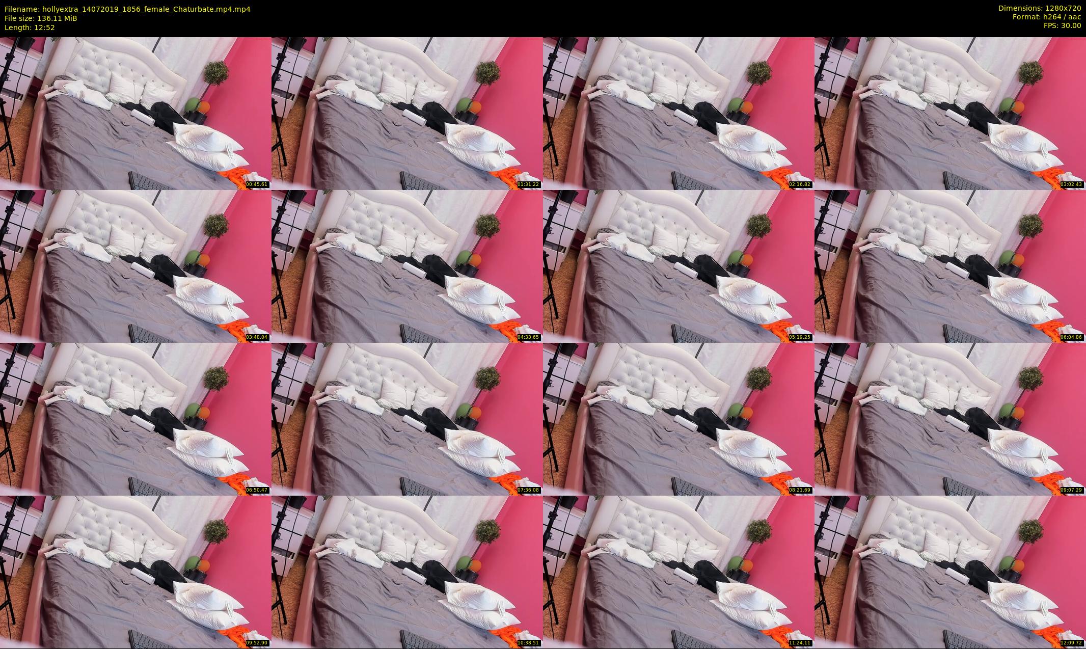 hollyextra — 13 minute Chaturbate female cam show recording, 720p, Jul 14, 2019