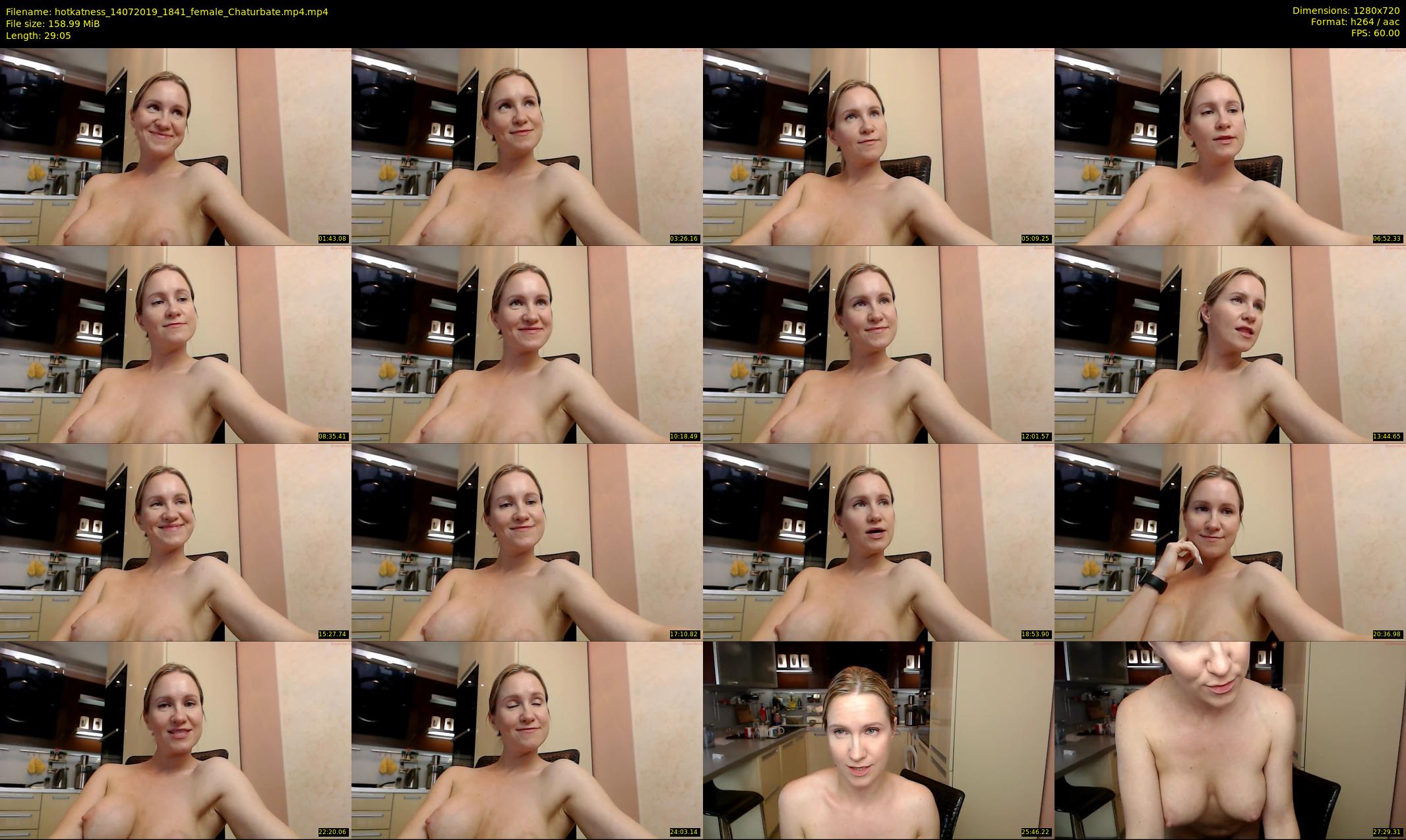 hotkatness — 30 minute Chaturbate female cam show recording, 720p, Jul 14, 2019