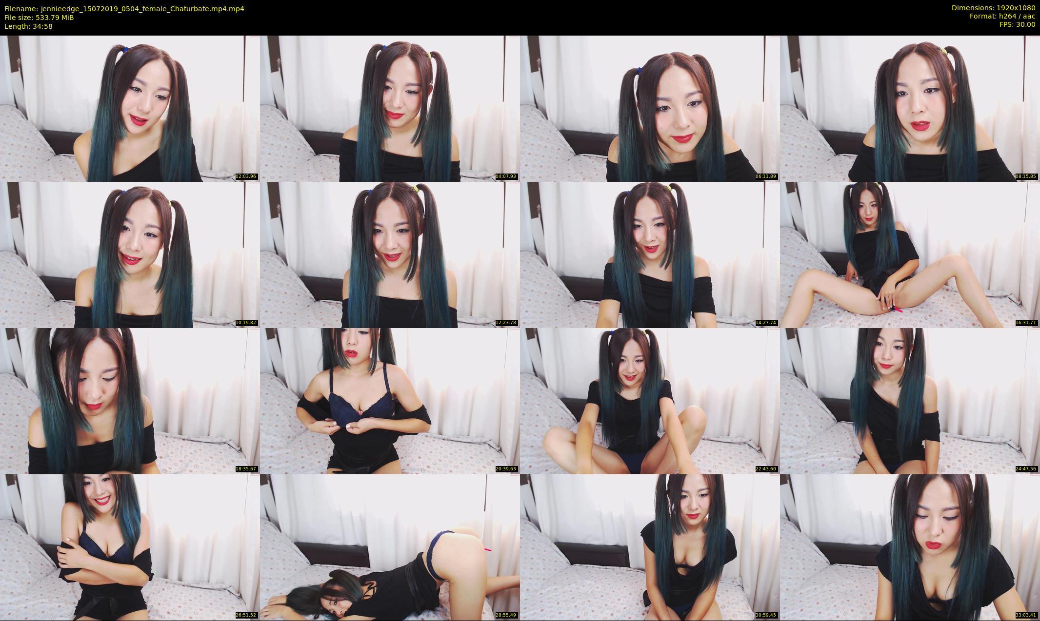 jennieedge — 35 minute Chaturbate female cam show recording, 1080p, Jul 15, 2019