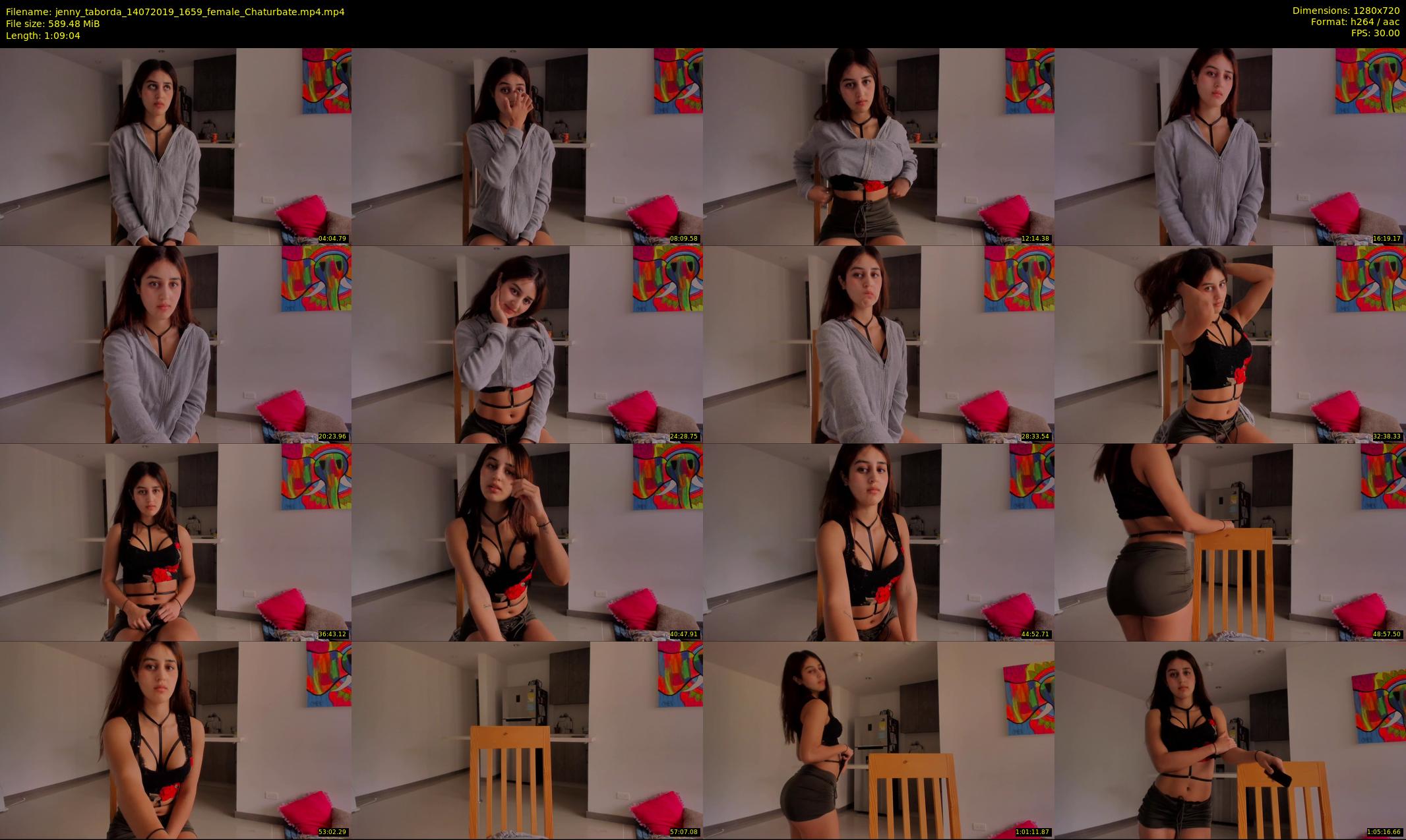 jenny_taborda — 70 minute Chaturbate female cam show recording, 720p, Jul 14, 2019