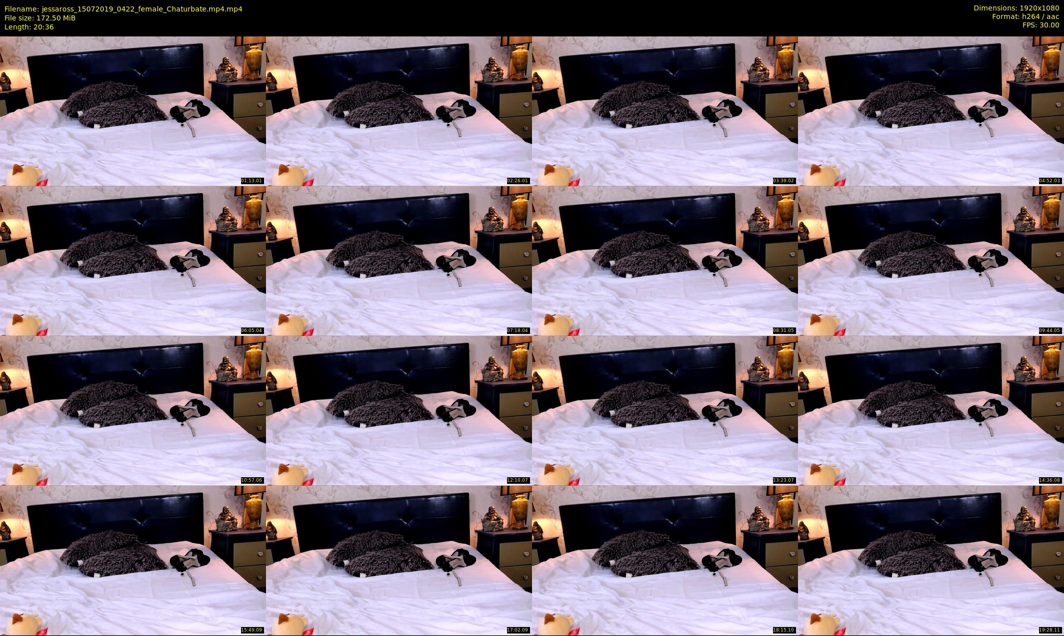 jessaross — 21 minute Chaturbate female cam show recording, 1080p, Jul 15, 2019