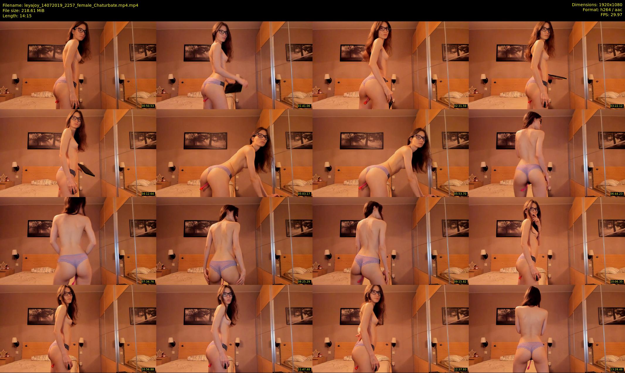 leyajoy — 15 minute Chaturbate female cam show recording, 1080p, Jul 14, 2019