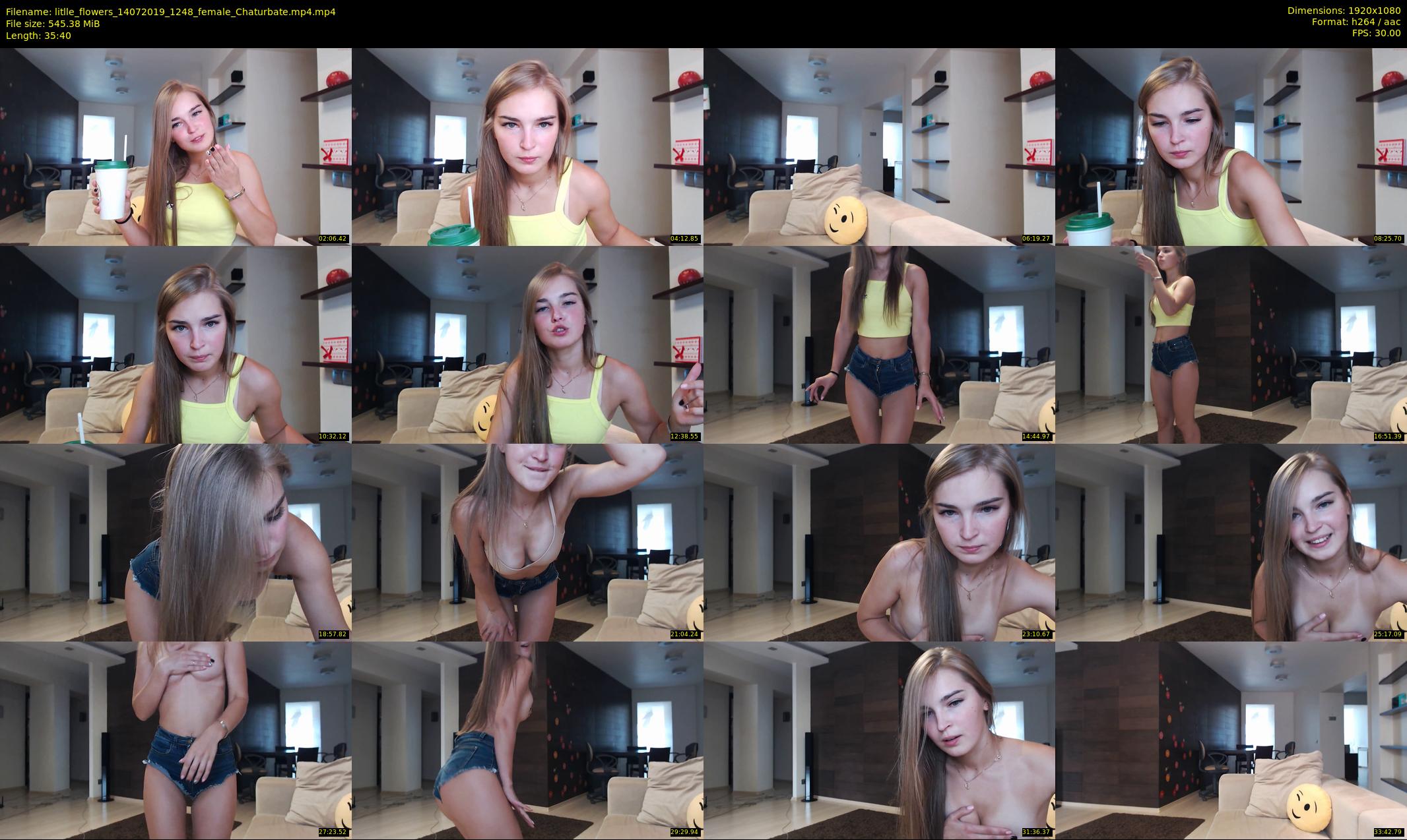 litlle_flowers — 36 minute Chaturbate female cam show recording, 1080p, Jul 14, 2019