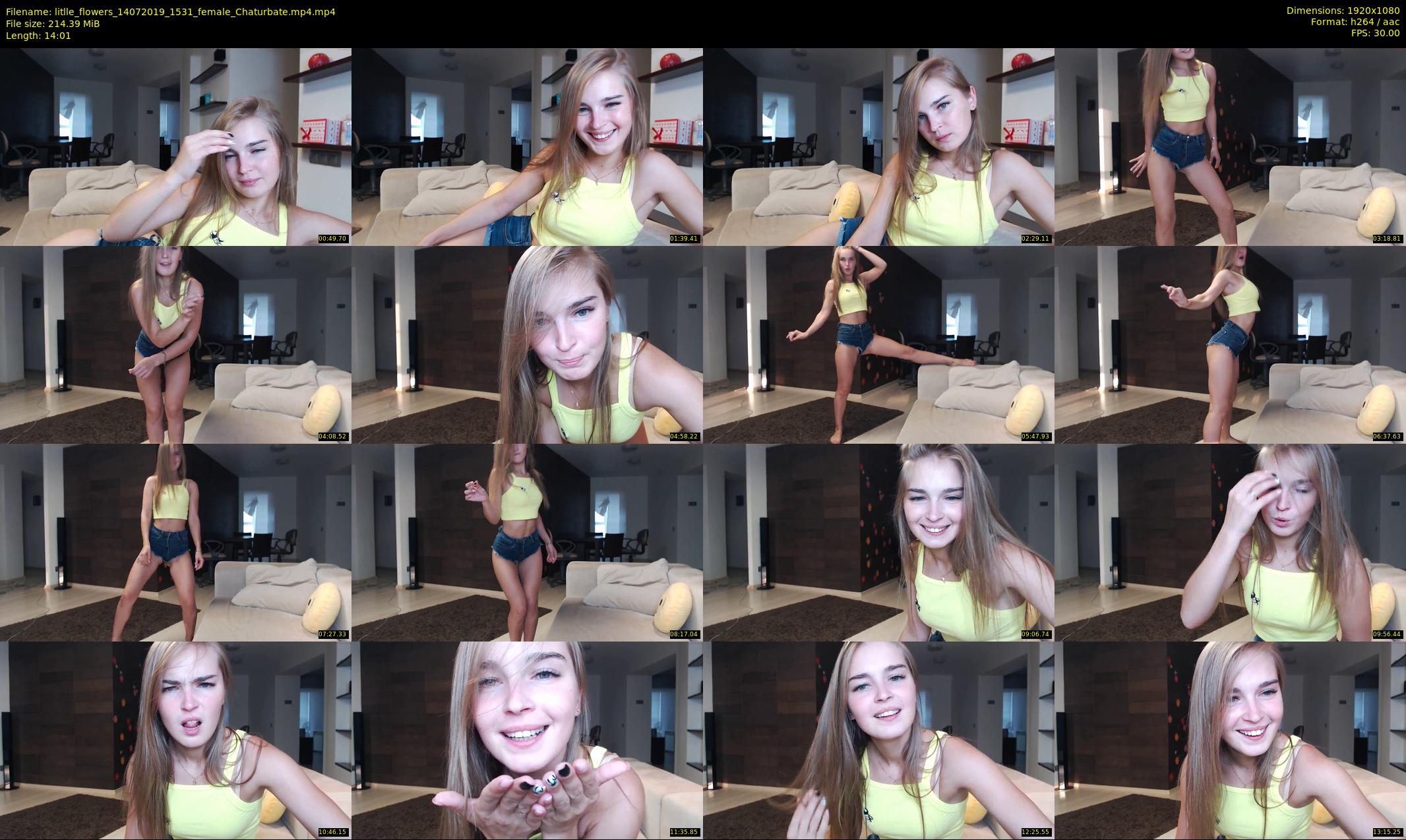 litlle_flowers — 15 minute Chaturbate female cam show recording, 1080p, Jul 14, 2019