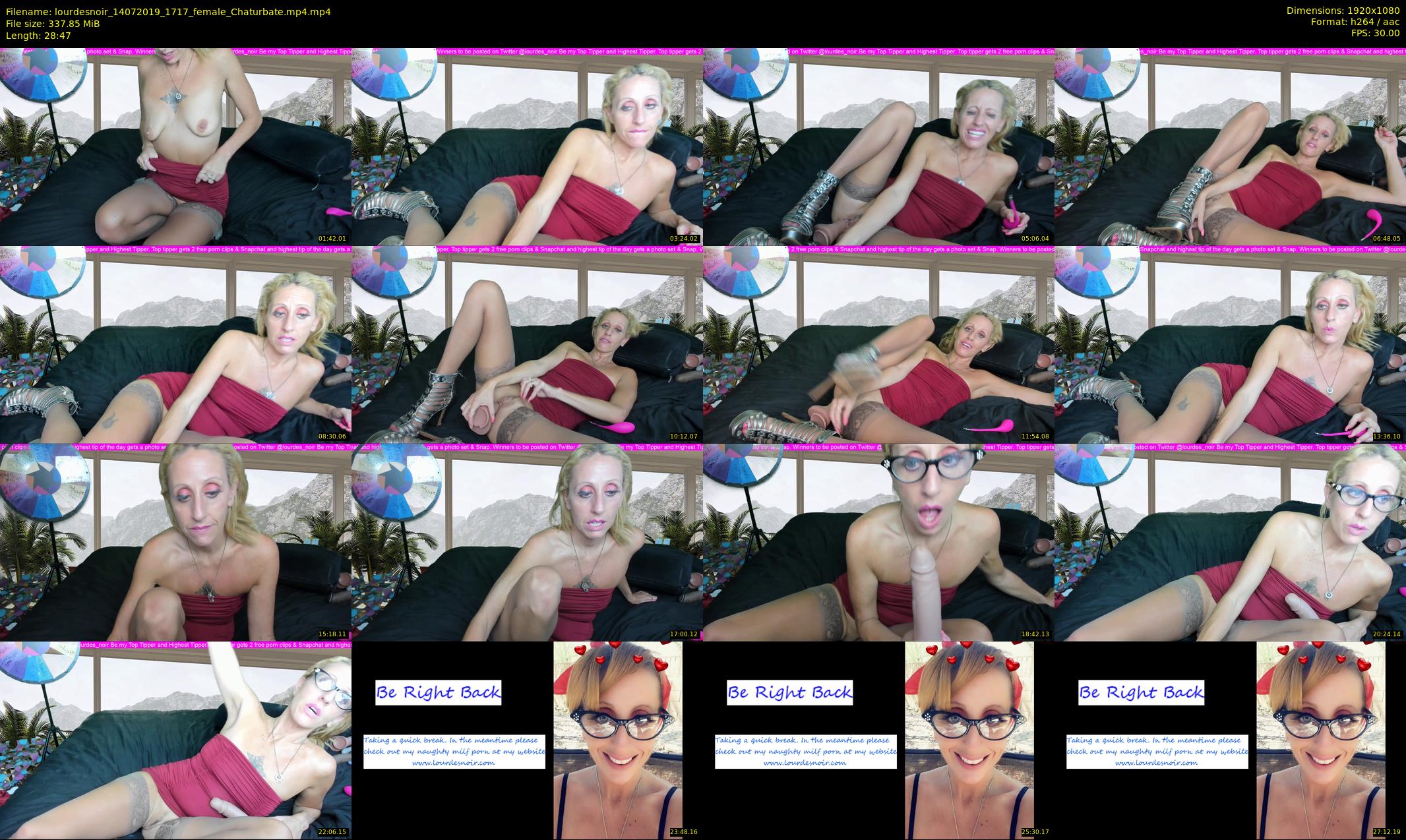 lourdesnoir — 29 minute Chaturbate female cam show recording, 1080p, Jul 14, 2019