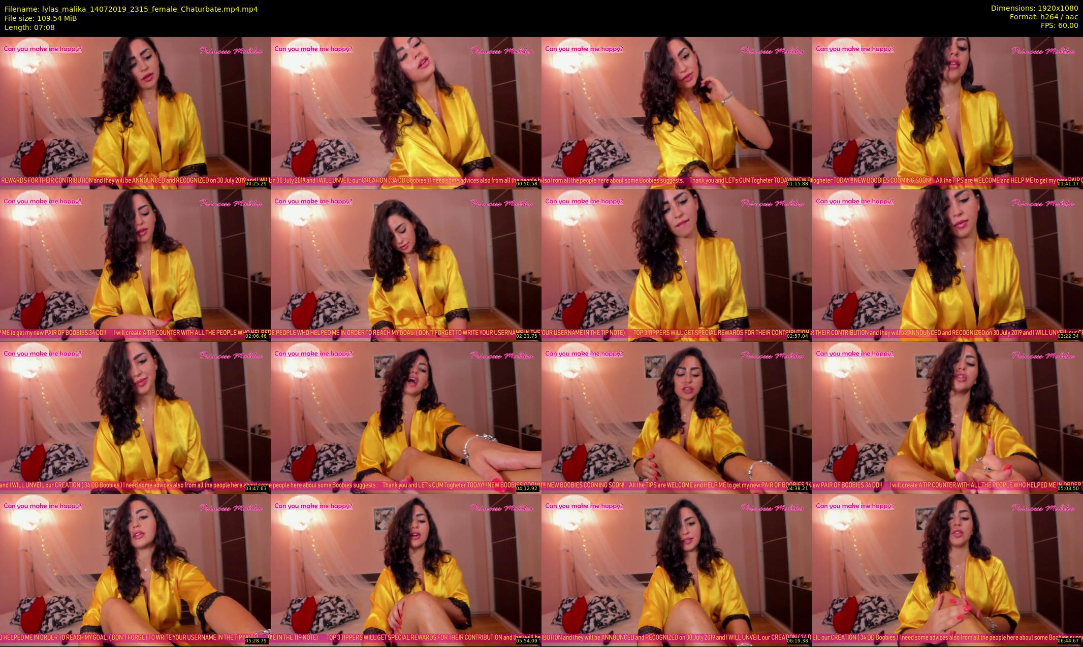 lylas_malika — 8 minute Chaturbate female cam show recording, 1080p, Jul 14, 2019