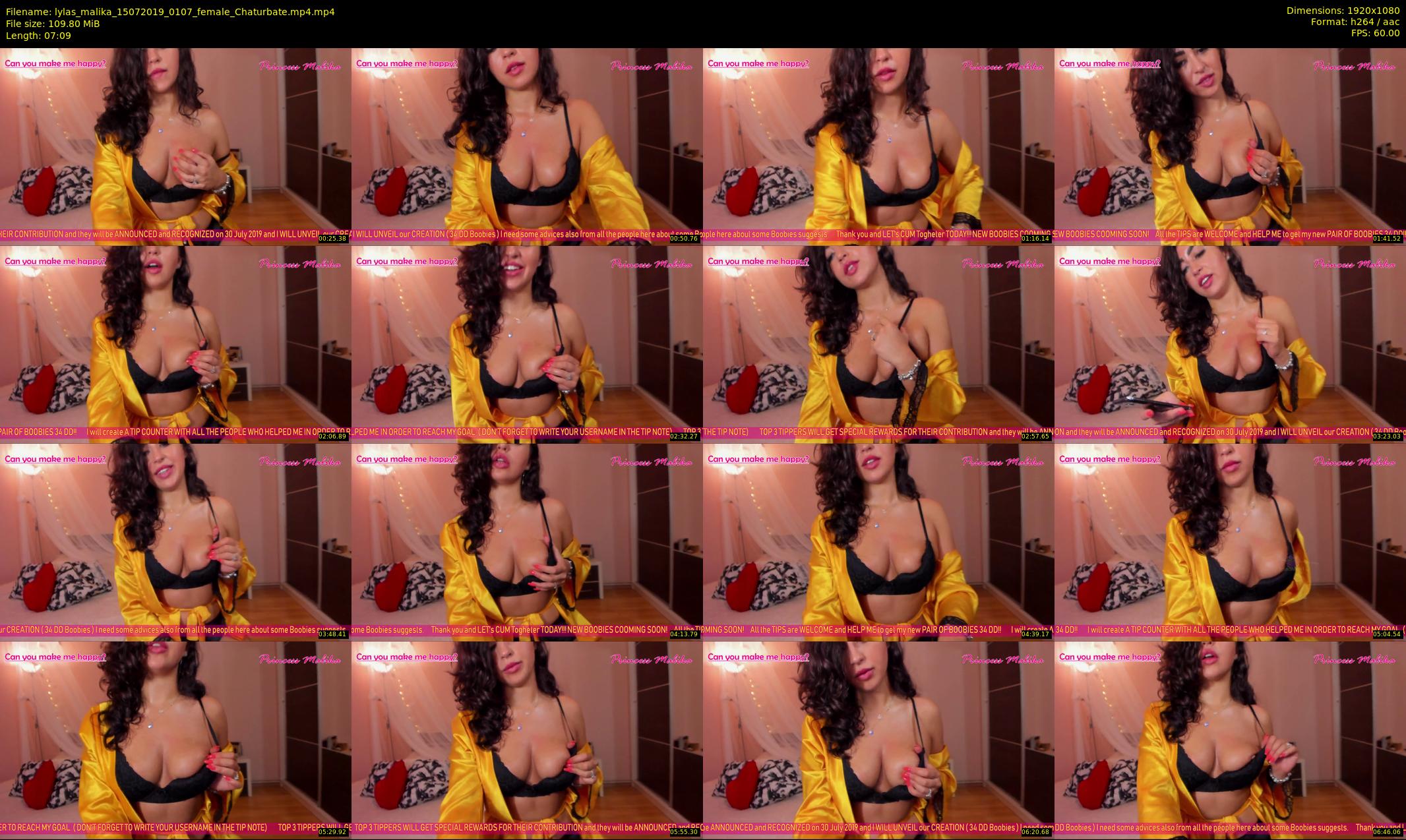 lylas_malika — 8 minute Chaturbate female cam show recording, 1080p, Jul 15, 2019