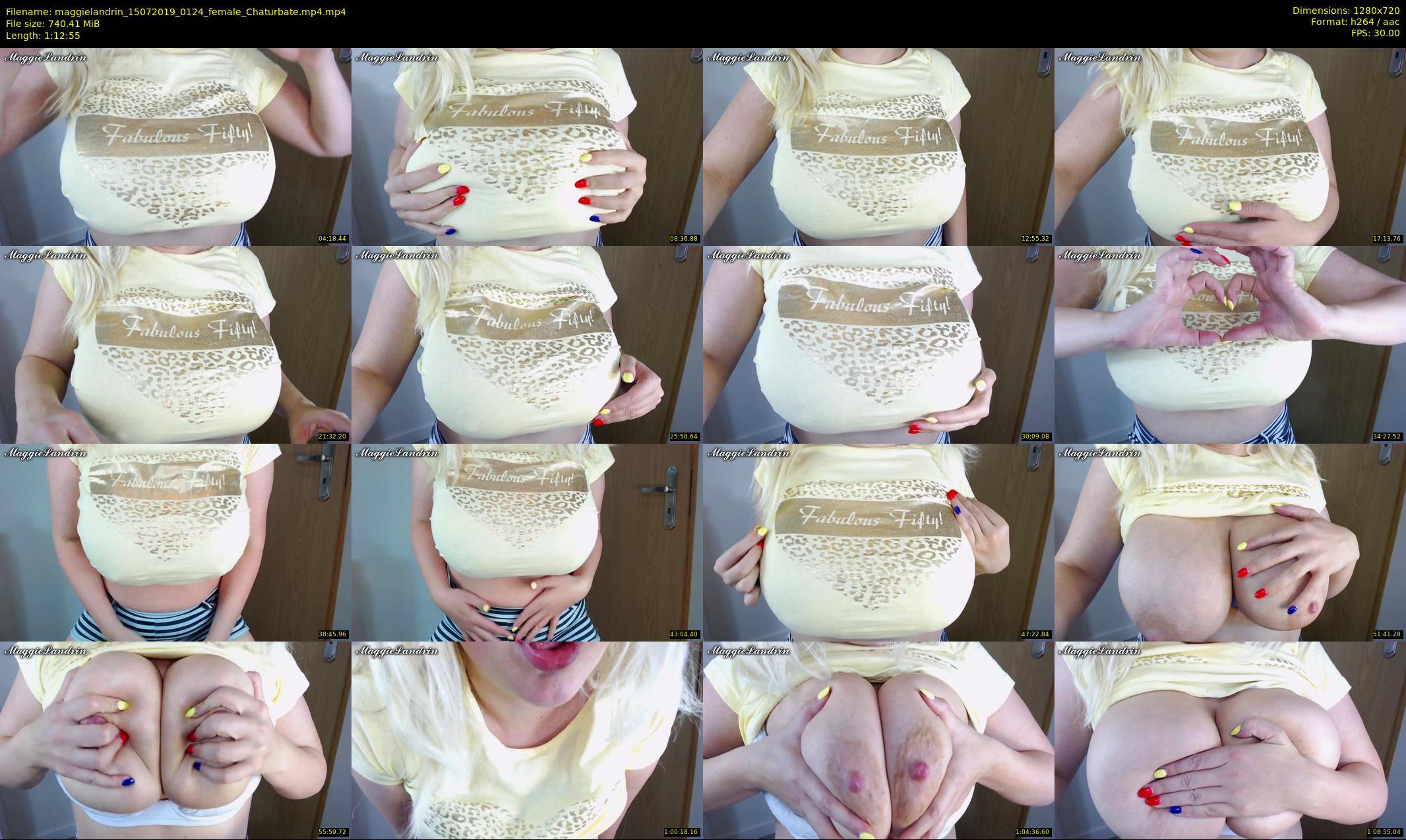 maggielandrin — 73 minute Chaturbate female cam show recording, 720p, Jul 15, 2019