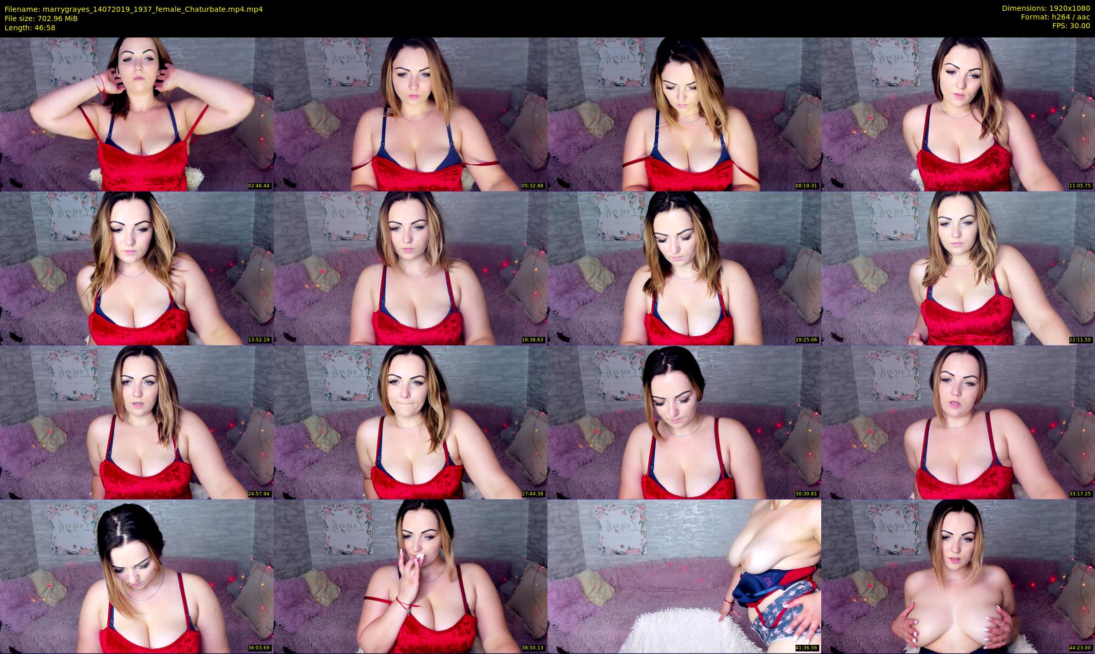 marrygrayes — 47 minute Chaturbate female cam show recording, 1080p, Jul 14, 2019