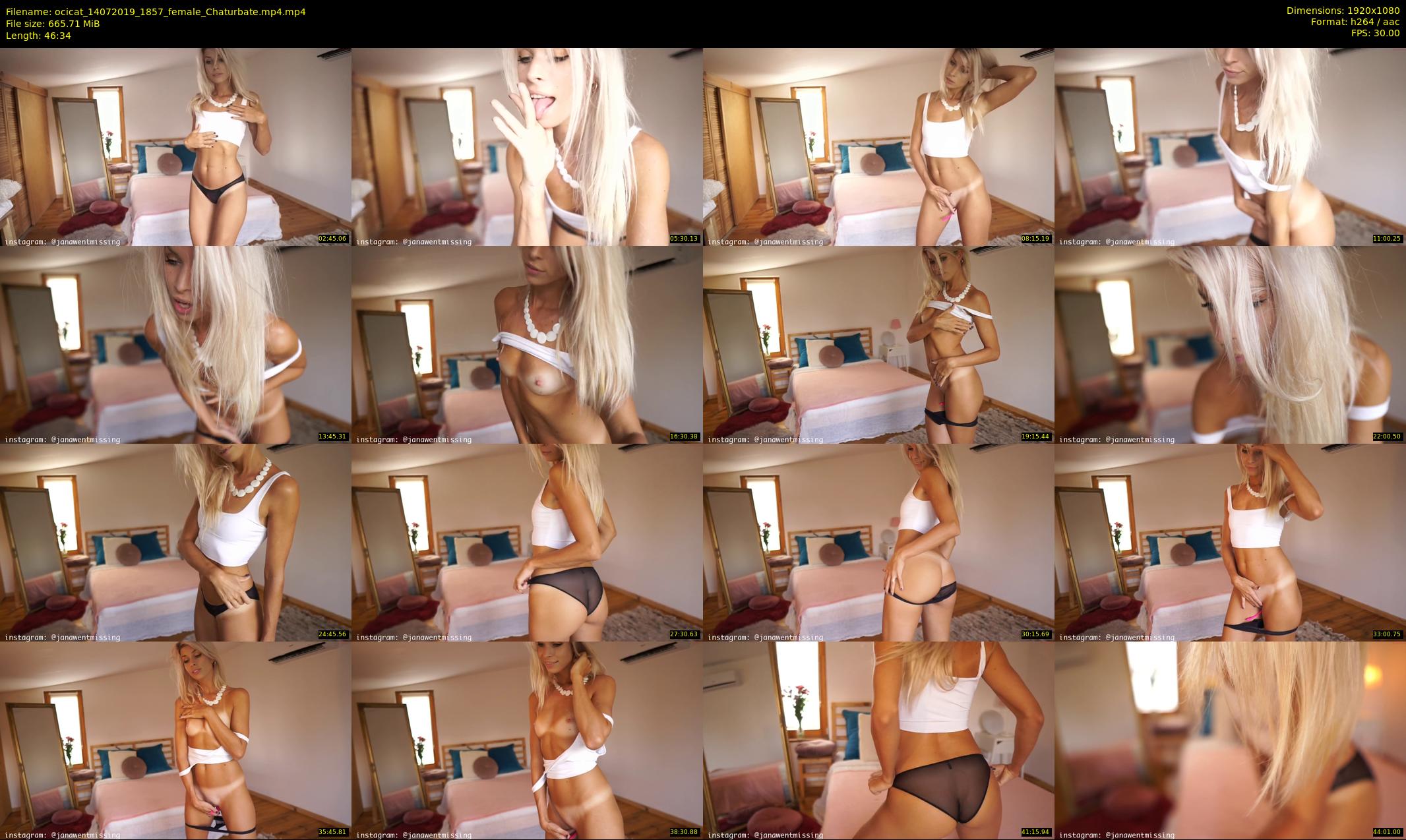 ocicat — 47 minute Chaturbate female cam show recording, 1080p, Jul 14, 2019