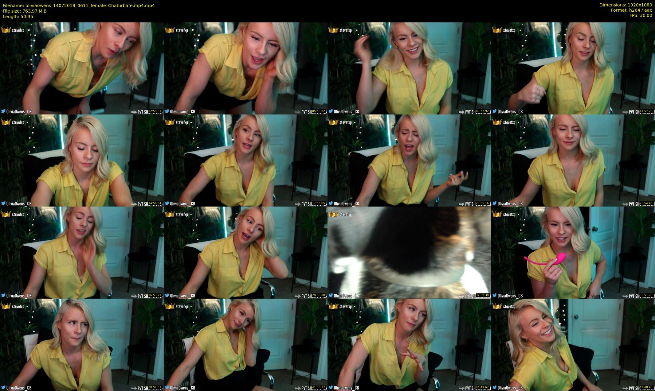 oliviaowens — 51 minute Chaturbate female cam show recording, 1080p, Jul 14, 2019