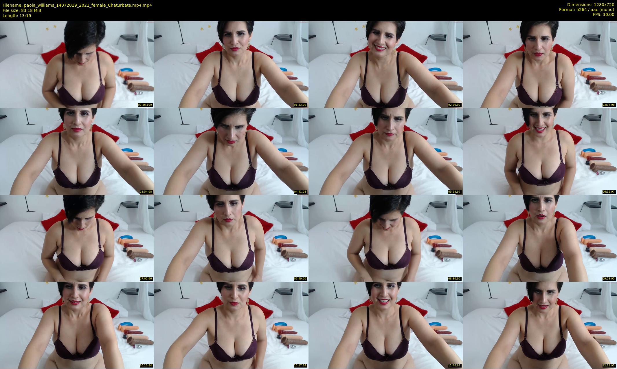 paola_williams — 14 minute Chaturbate female cam show recording, 720p, Jul 14, 2019