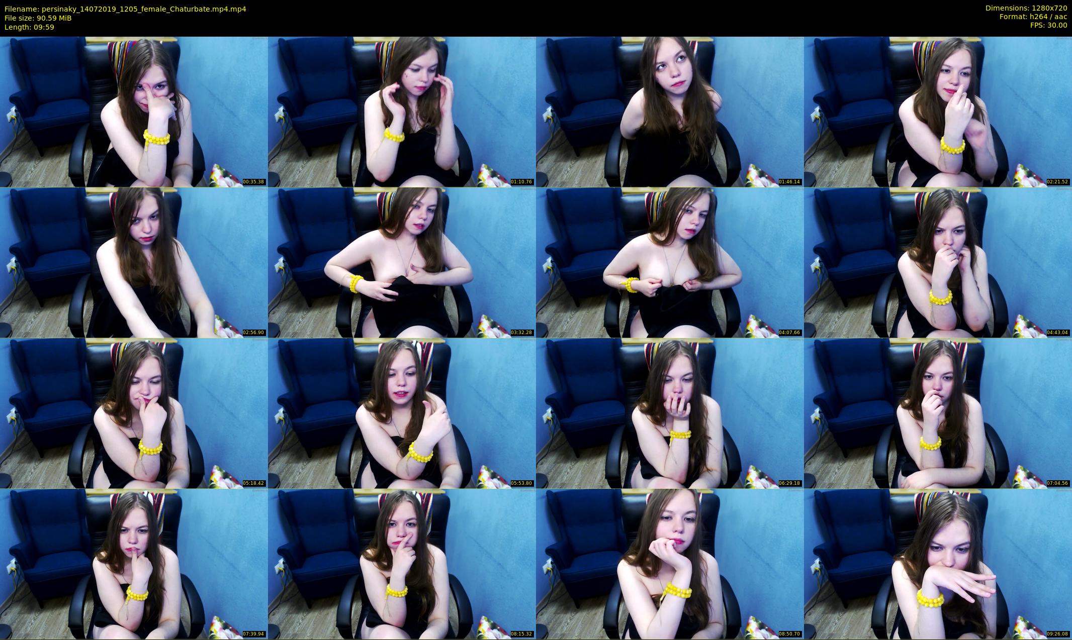 persinaky — 10 minute Chaturbate female cam show recording, 720p, Jul 14, 2019