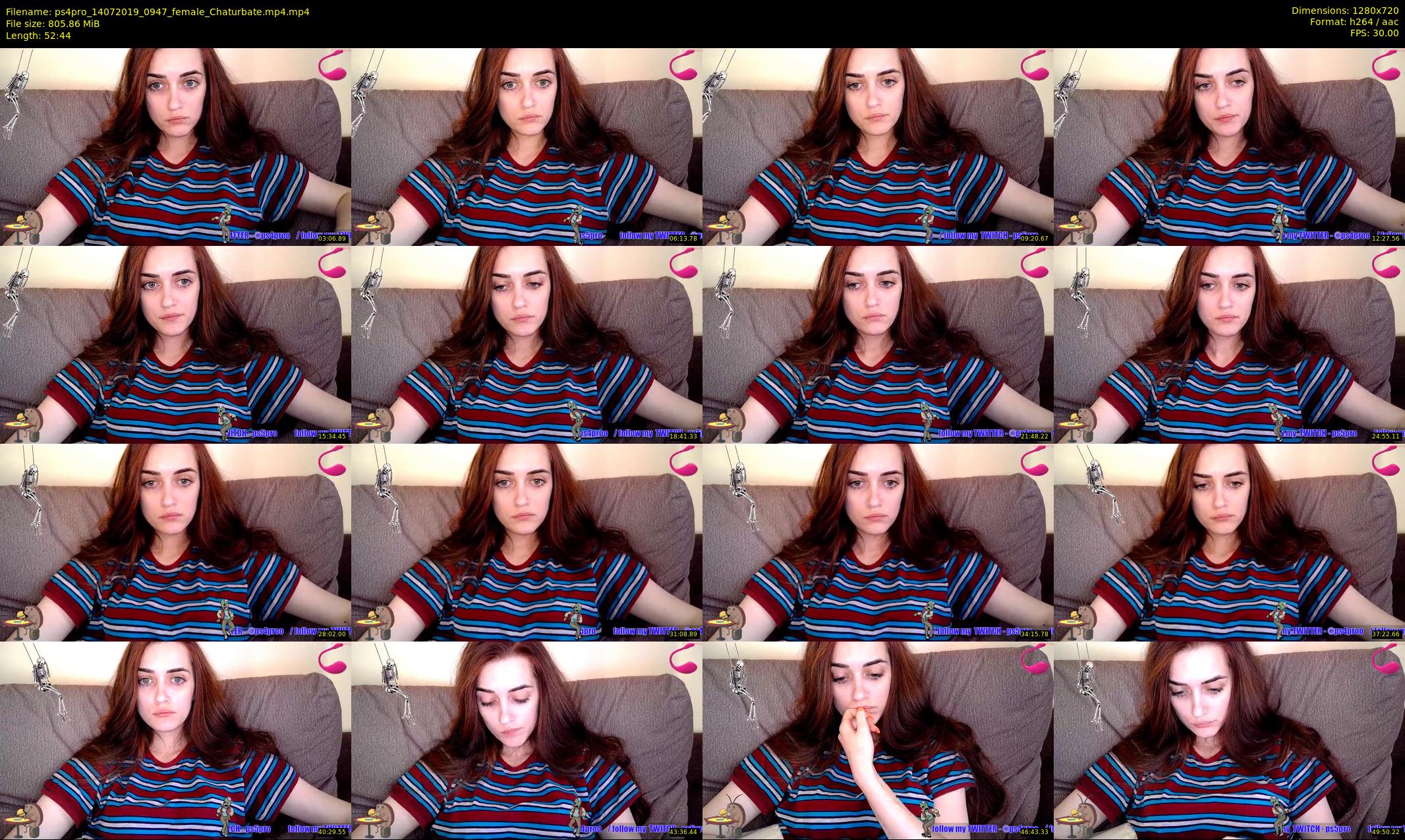 ps4pro — 53 minute Chaturbate female cam show recording, 720p, Jul 14, 2019