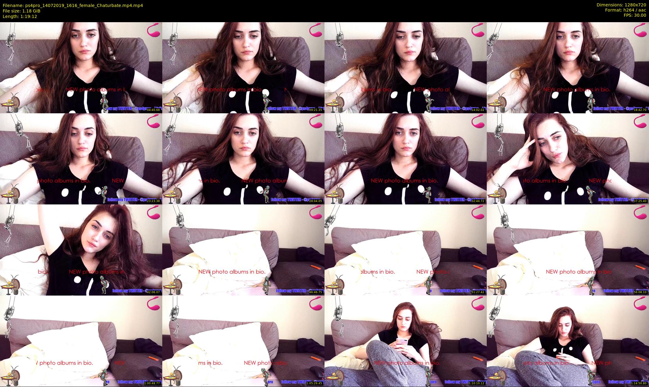 ps4pro — 80 minute Chaturbate female cam show recording, 720p, Jul 14, 2019
