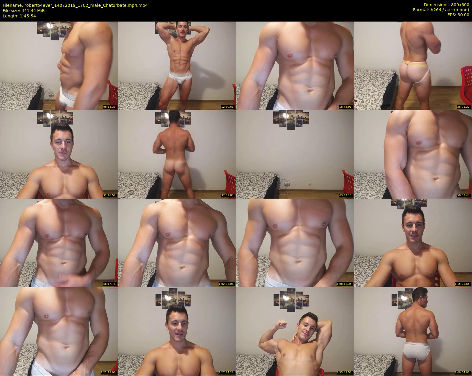roberto4ever — 106 minute Chaturbate male cam show recording, 480p, Jul 14, 2019