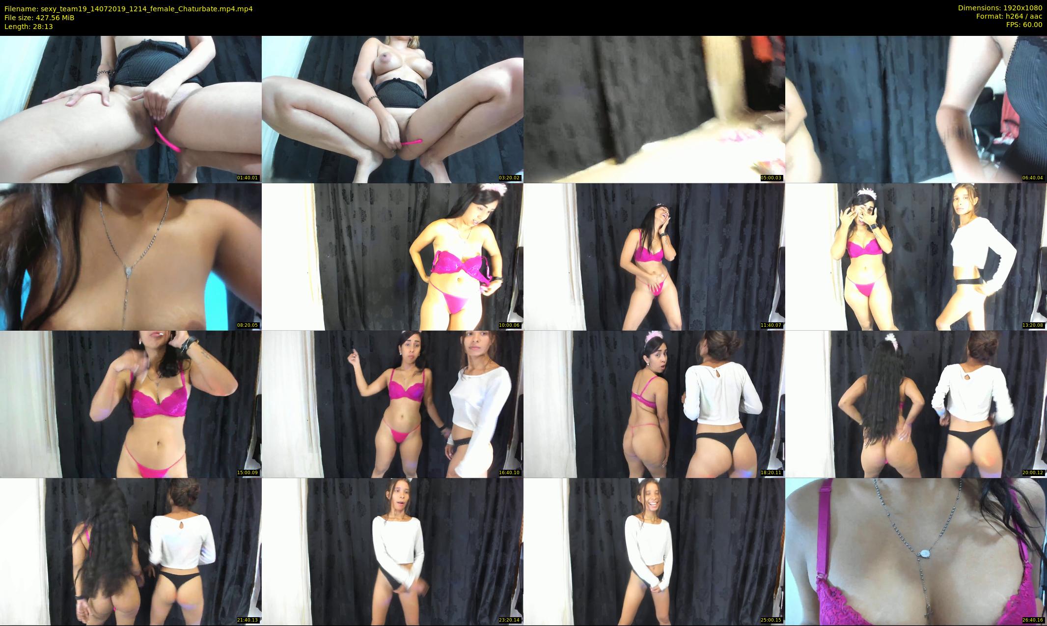 sexy_team19 — 29 minute Chaturbate female cam show recording, 1080p, Jul 14, 2019
