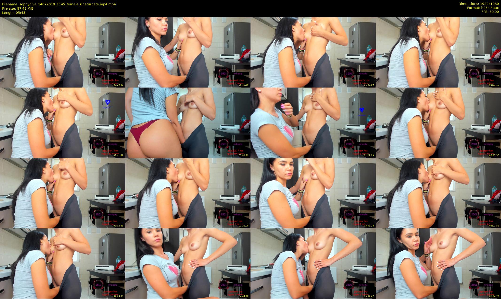 sophydiva — 6 minute Chaturbate female cam show recording, 1080p, Jul 14, 2019