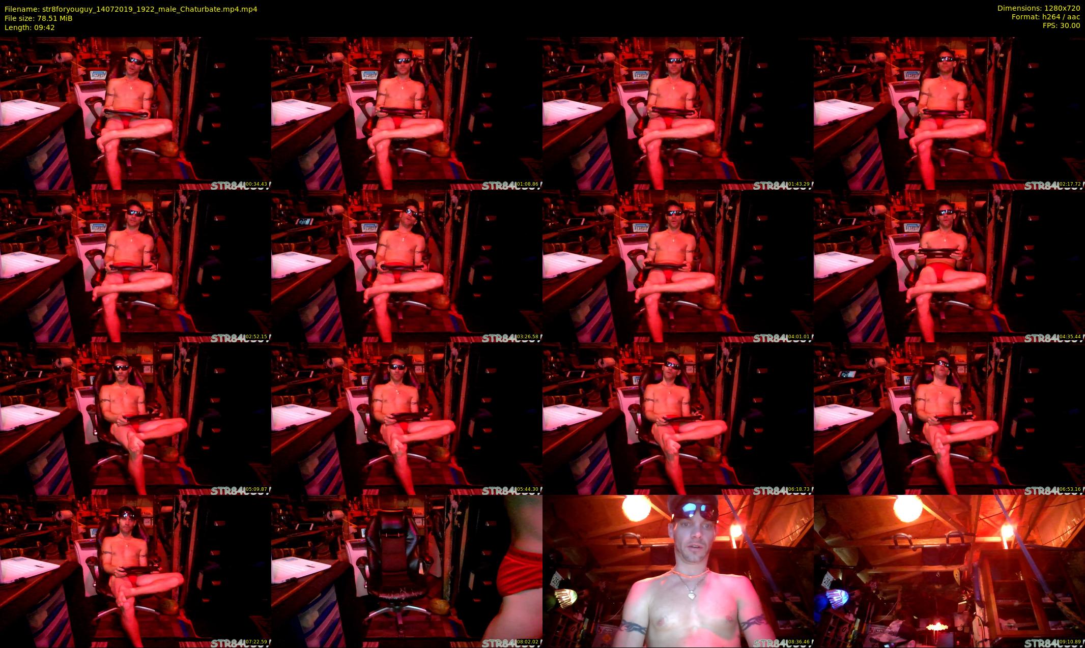 str8foryouguy — 10 minute Chaturbate male cam show recording, 720p, Jul 14, 2019