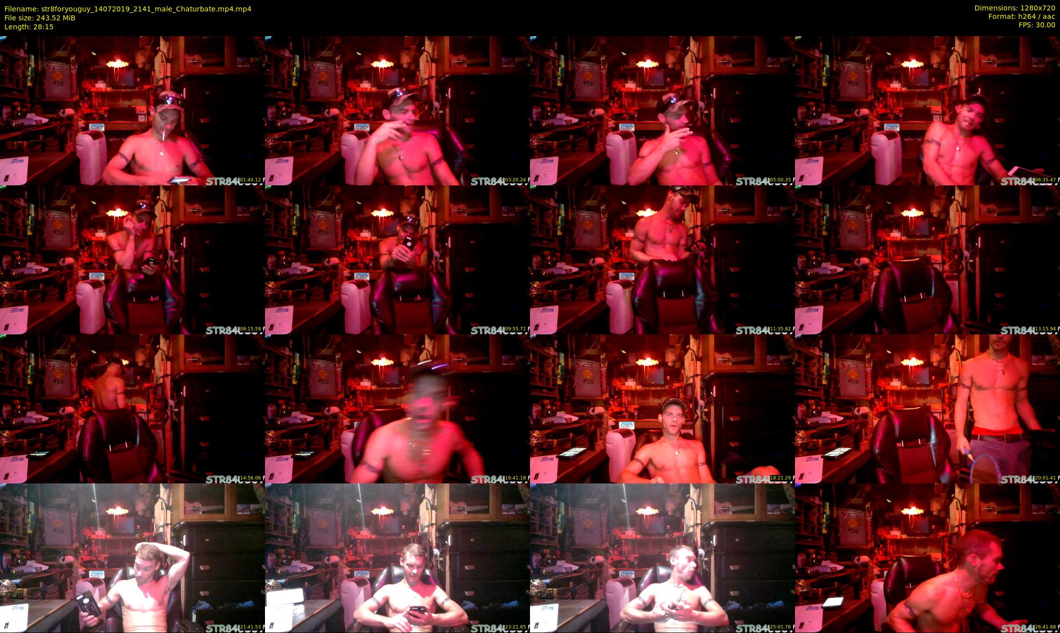 str8foryouguy — 29 minute Chaturbate male cam show recording, 720p, Jul 14, 2019