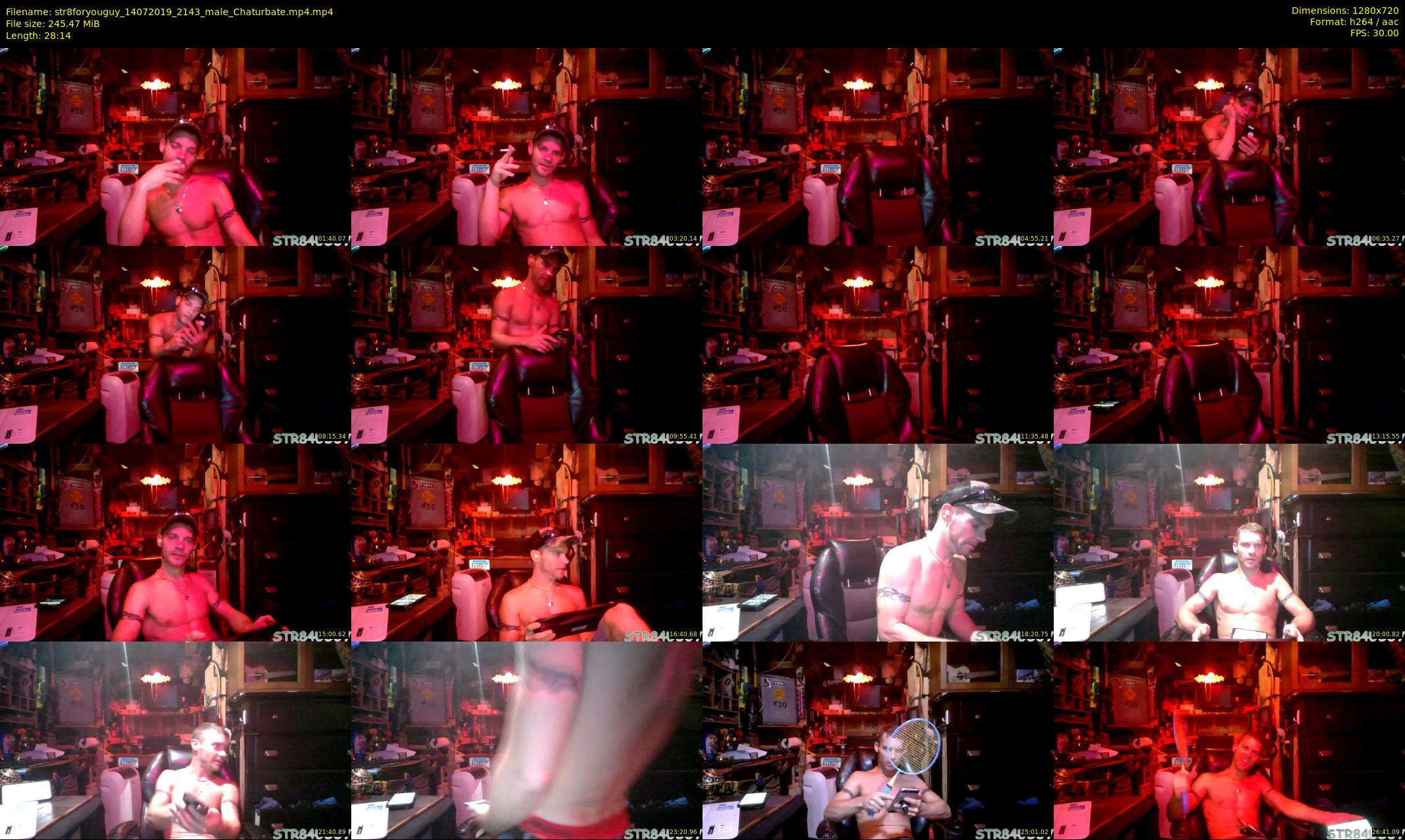 str8foryouguy — 29 minute Chaturbate male cam show recording, 720p, Jul 14, 2019