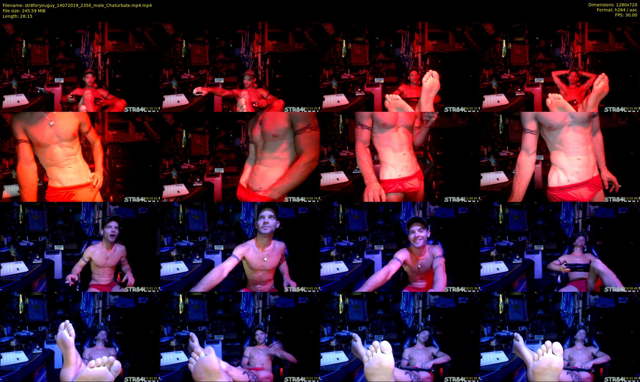 str8foryouguy — 29 minute Chaturbate male cam show recording, 720p, Jul 14, 2019