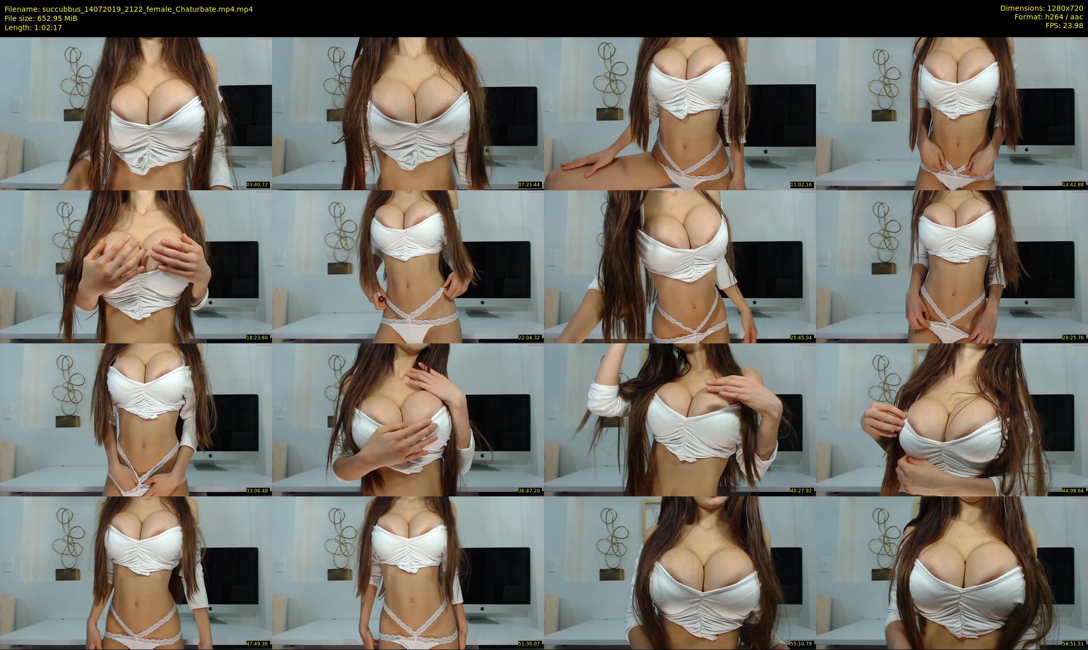 succubbus — 63 minute Chaturbate female cam show recording, 720p, Jul 14, 2019