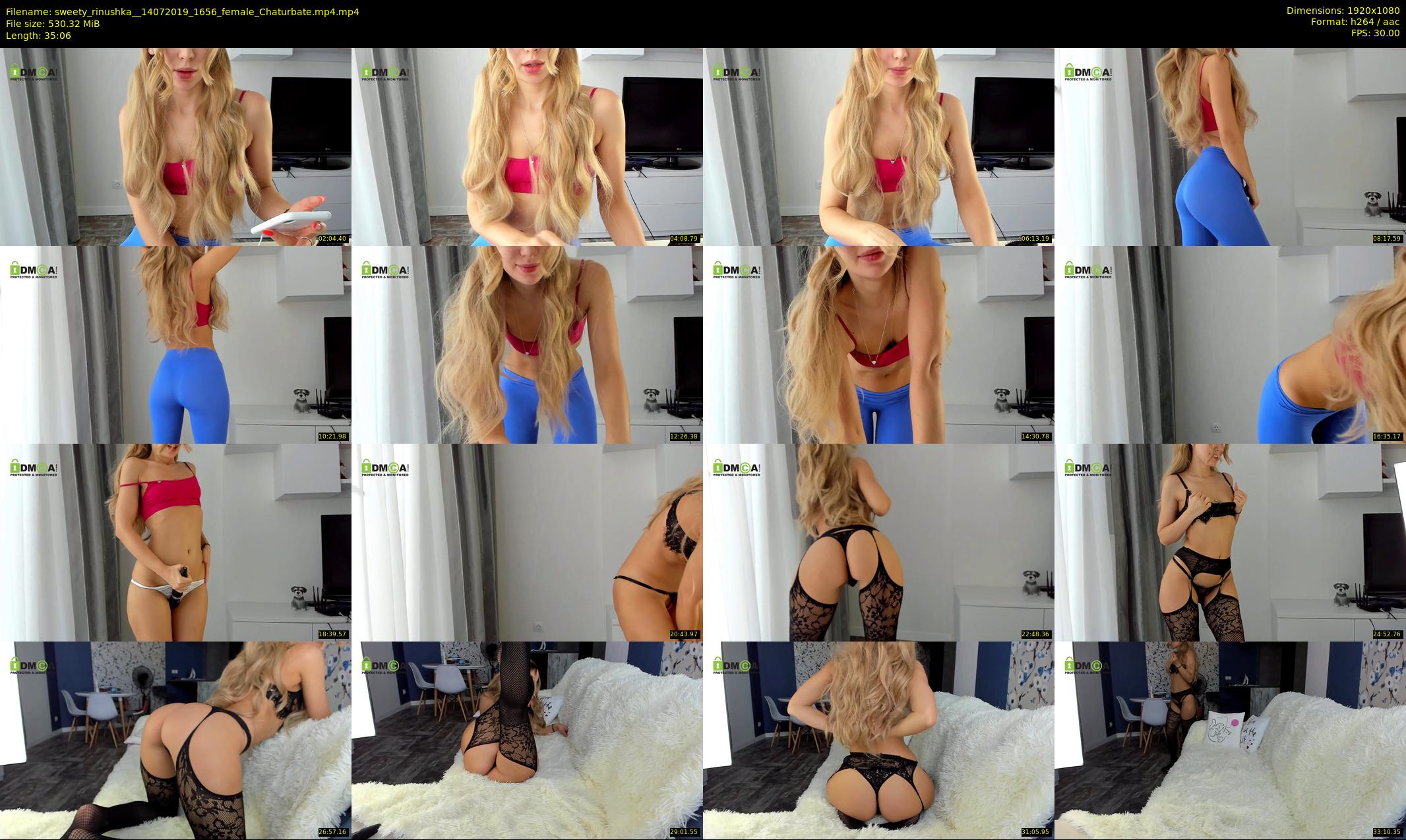 sweety_rinushka_ — 36 minute Chaturbate female cam show recording, 1080p, Jul 14, 2019