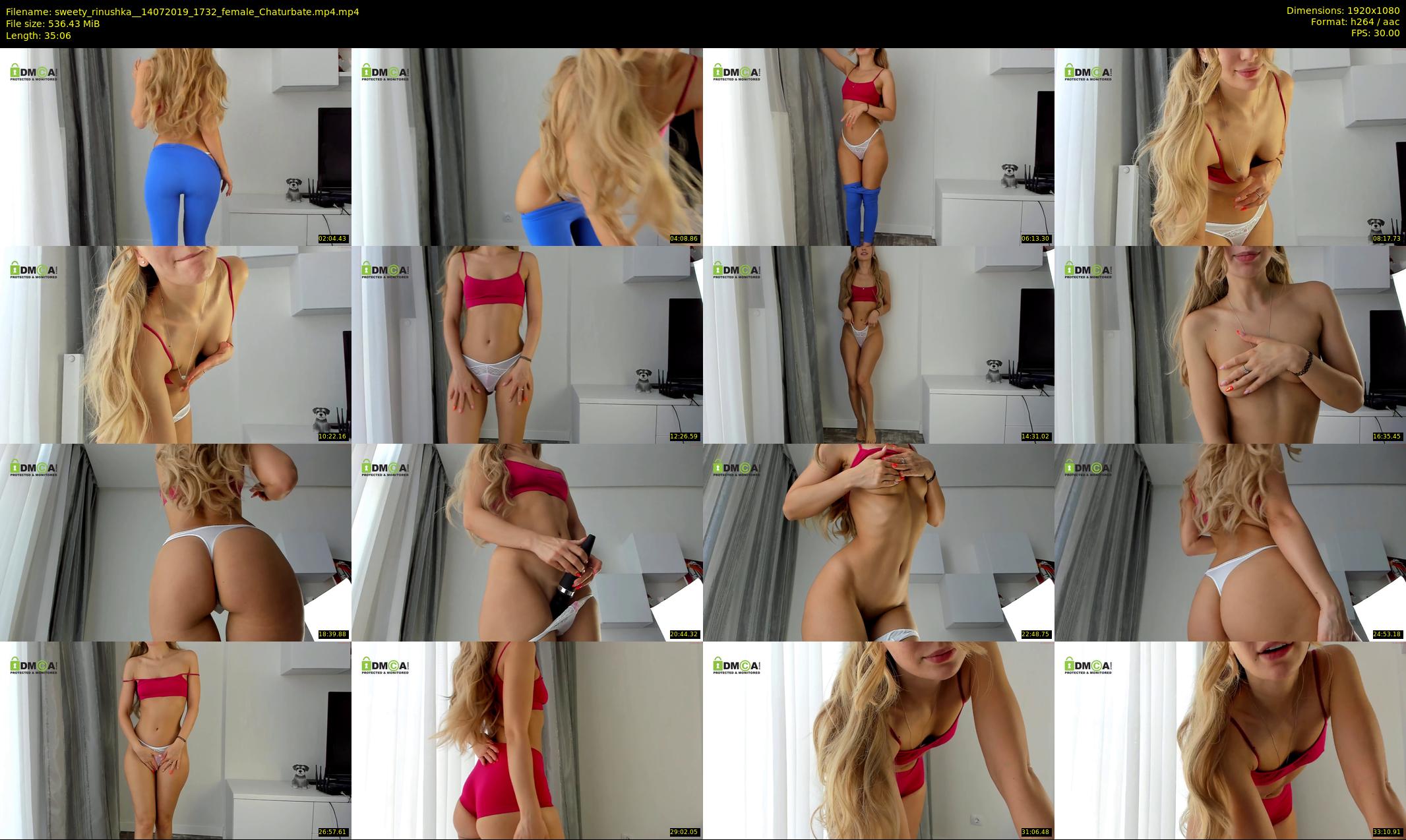 sweety_rinushka_ — 36 minute Chaturbate female cam show recording, 1080p, Jul 14, 2019