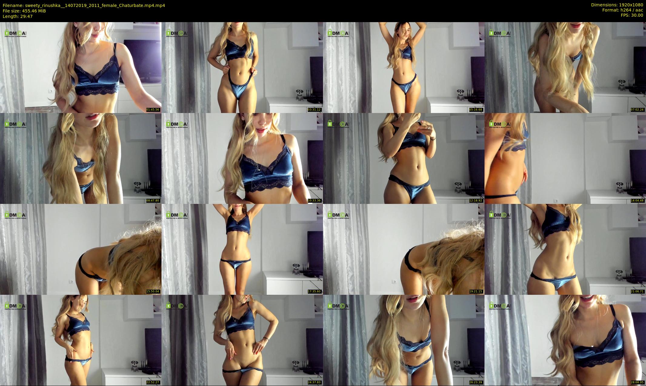 sweety_rinushka_ — 30 minute Chaturbate female cam show recording, 1080p, Jul 14, 2019
