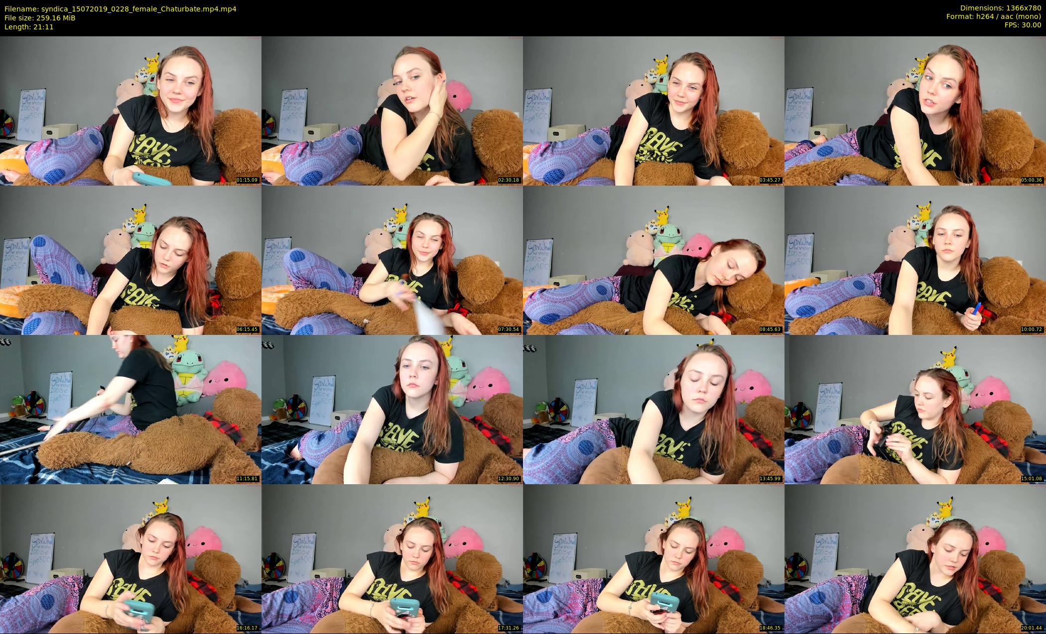 syndica — 22 minute Chaturbate female cam show recording, 720p, Jul 15, 2019