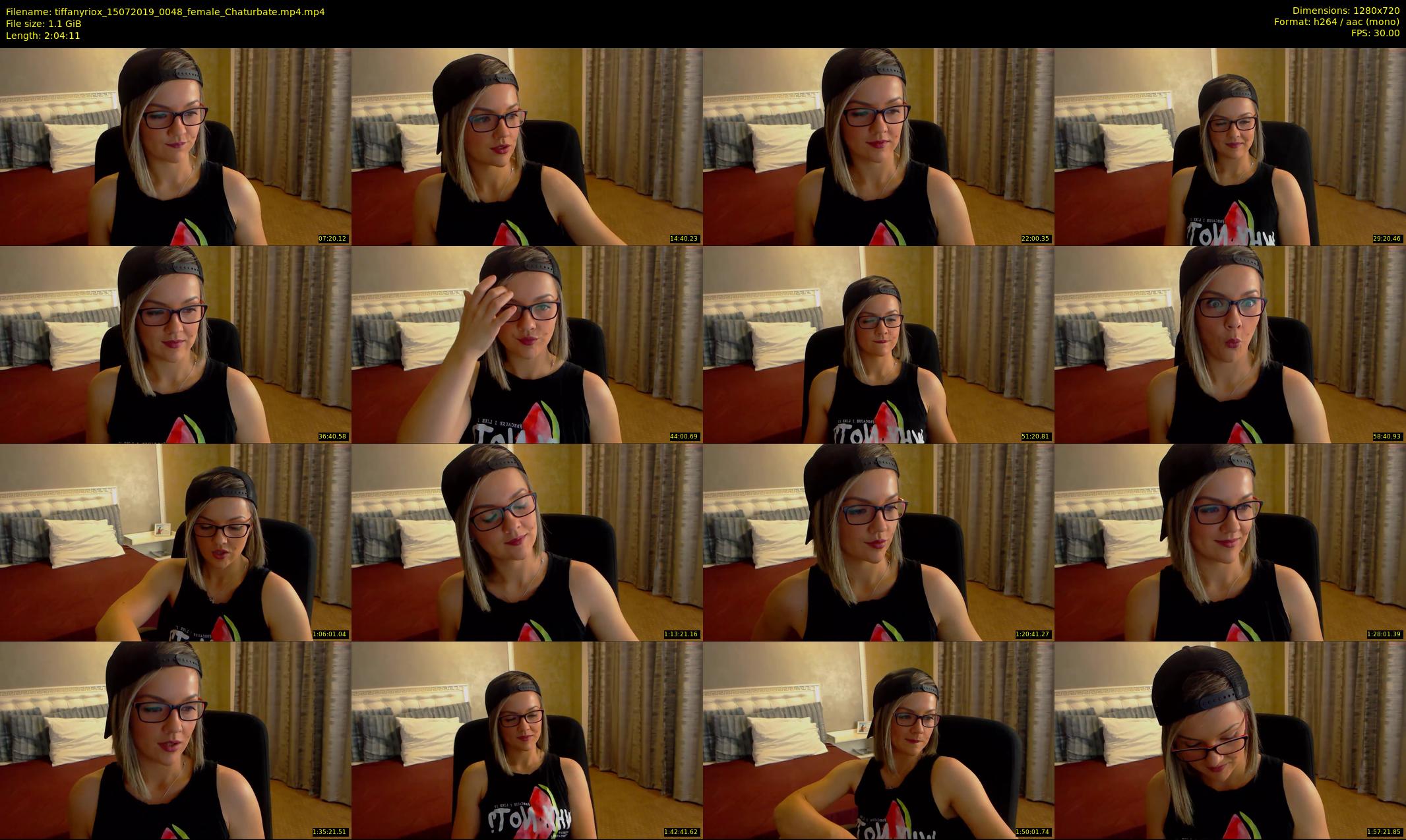 tiffanyriox — 125 minute Chaturbate female cam show recording, 720p, Jul 15, 2019