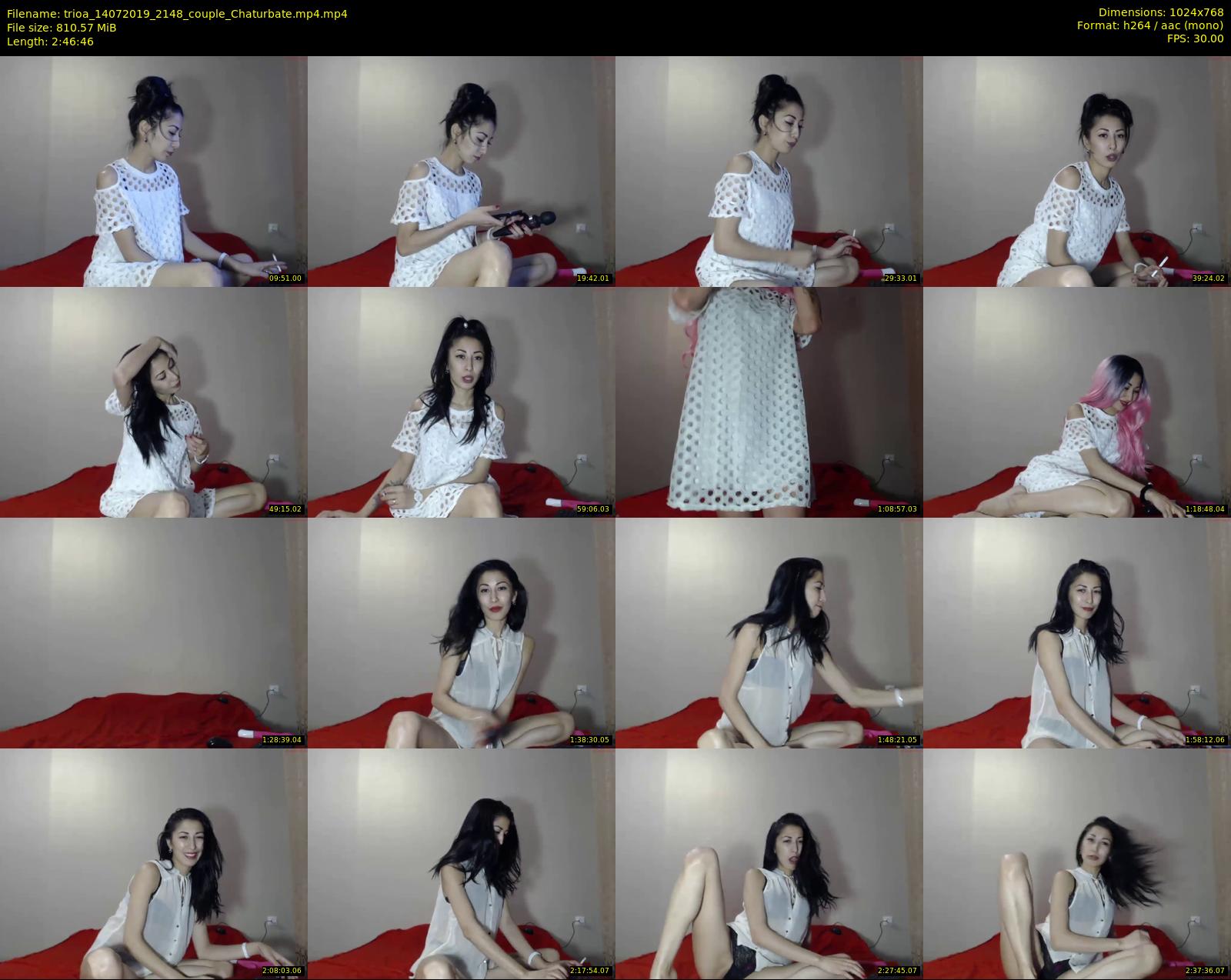 trioa — 167 minute Chaturbate couple cam show recording, 720p, Jul 14, 2019