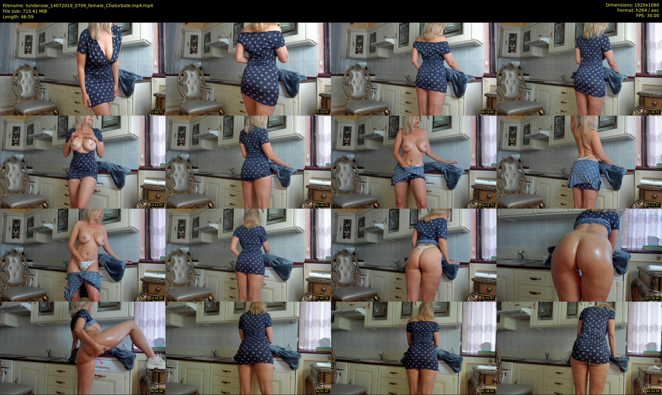 tunderose — 47 minute Chaturbate female cam show recording, 1080p, Jul 14, 2019