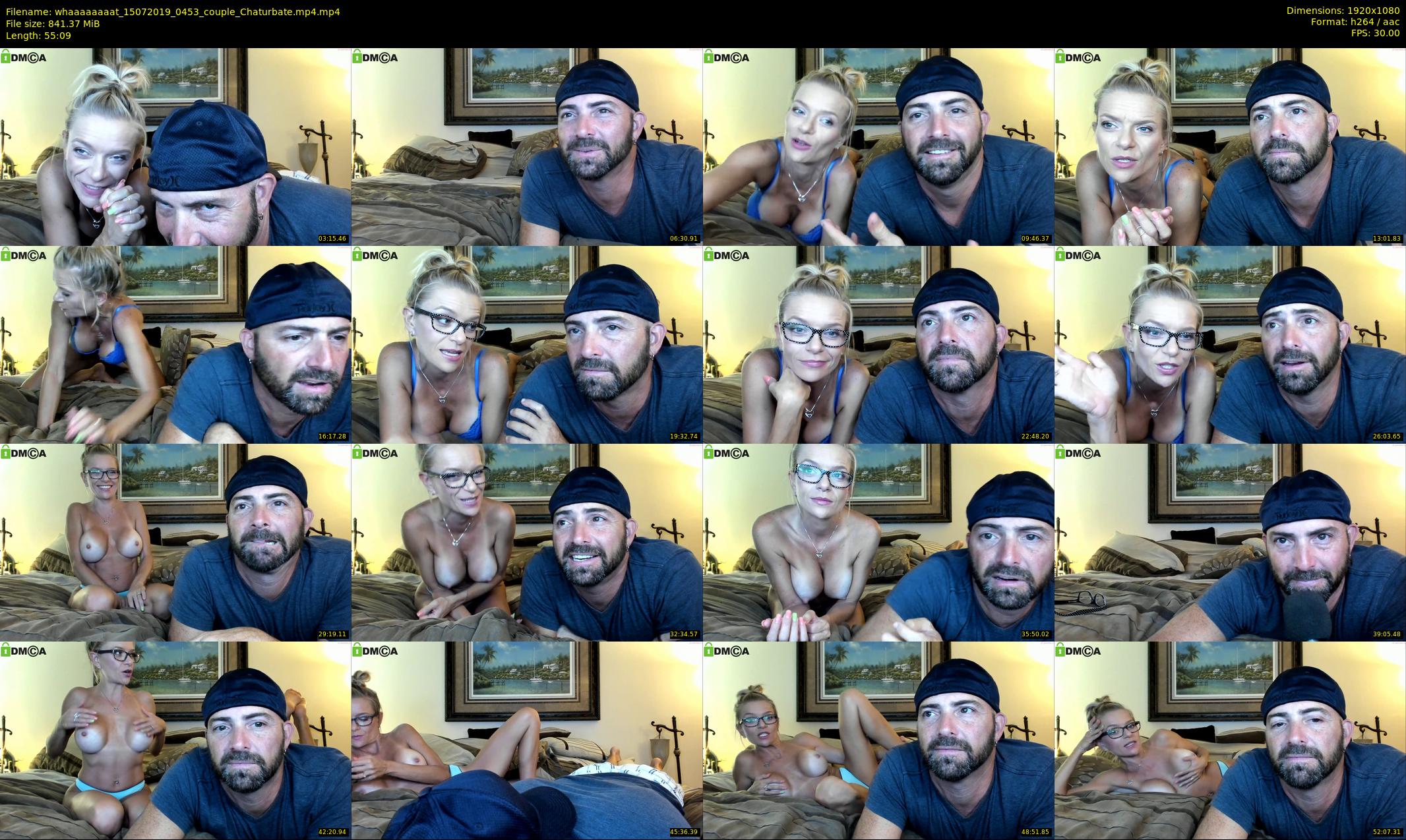 whaaaaaaaat — 56 minute Chaturbate couple cam show recording, 1080p, Jul 15, 2019