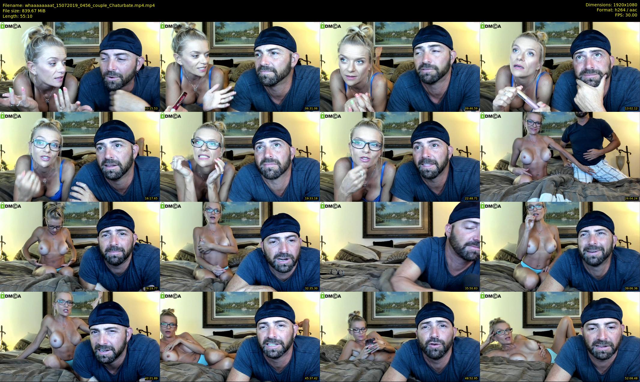 whaaaaaaaat — 56 minute Chaturbate couple cam show recording, 1080p, Jul 15, 2019