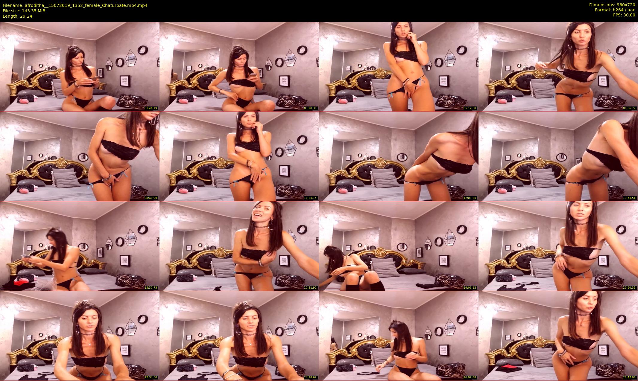 afroditha_ — 30 minute Chaturbate female cam show recording, 720p, Jul 15, 2019