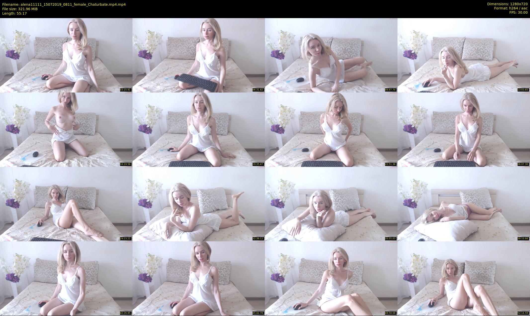 alena11111 — 56 minute Chaturbate female cam show recording, 720p, Jul 15, 2019