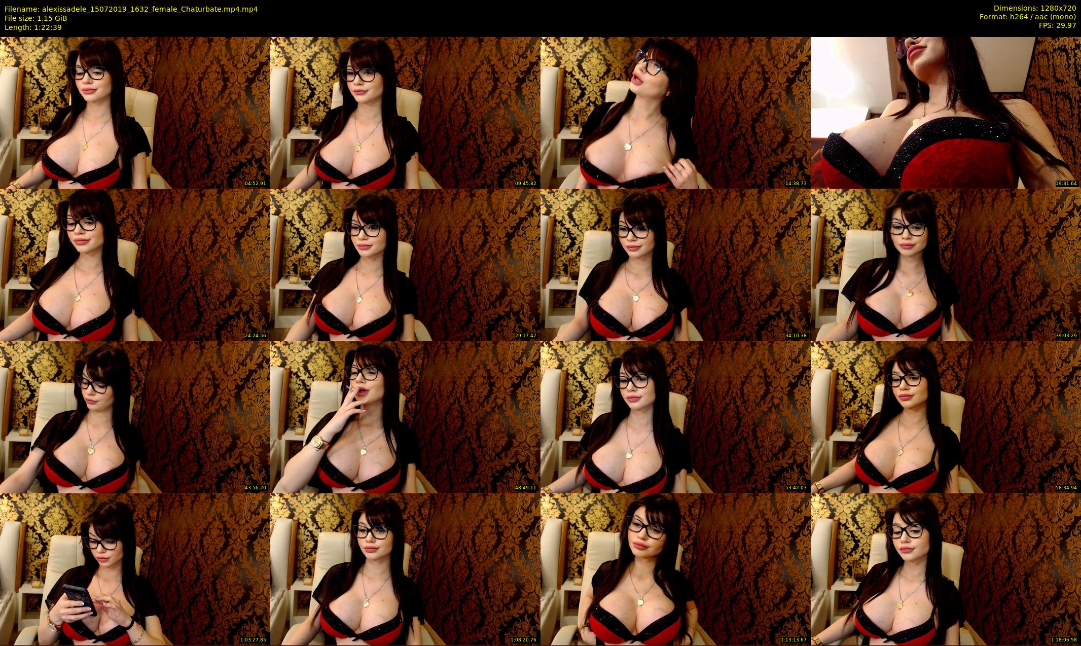 alexissadele — 83 minute Chaturbate female cam show recording, 720p, Jul 15, 2019